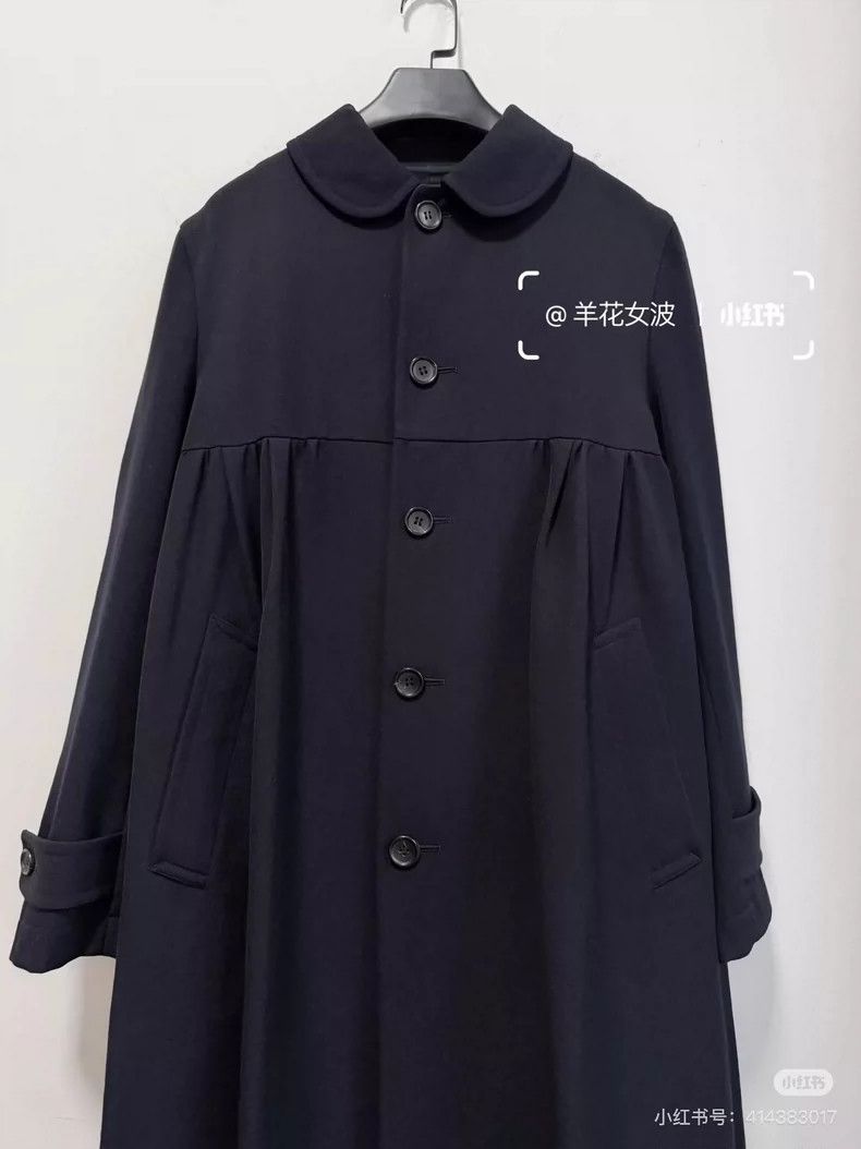 Other Comme Des Garcons Doll-collar high-waisted pleated trench Size M / US 6-8 / IT 42-44 - 2 Thumbnail