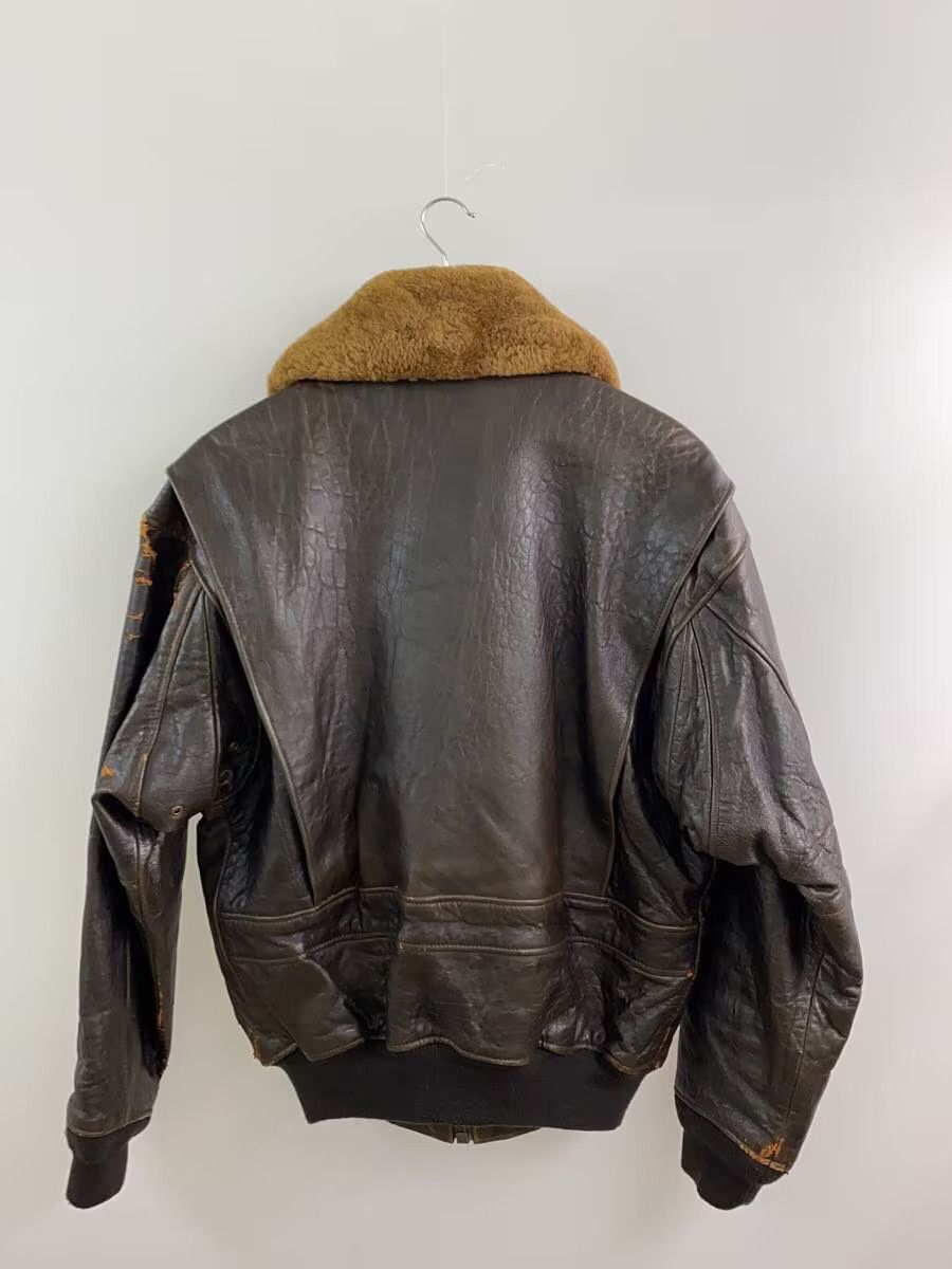 Avirex Avirex Deck Leather Flight Jacket Brown Size US M / EU 48-50 / 2 - 2 Thumbnail