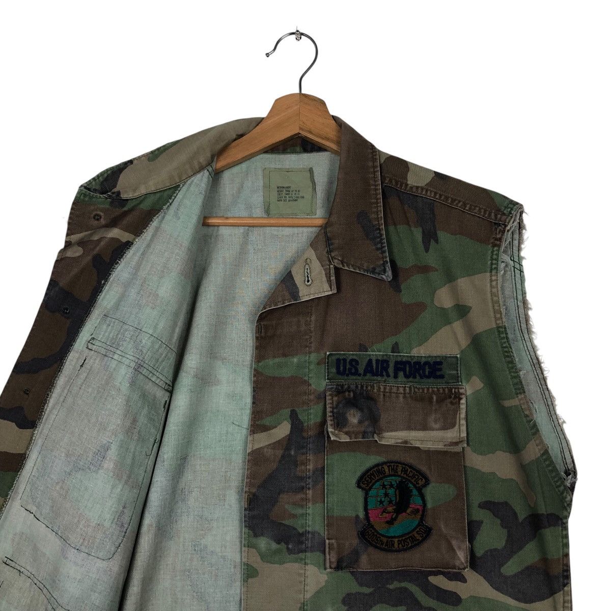 Other 📌Vintage Air Force Us Military Camouflage Biker Jacket Vest Size US M / EU 48-50 / 2 - 13 Thumbnail