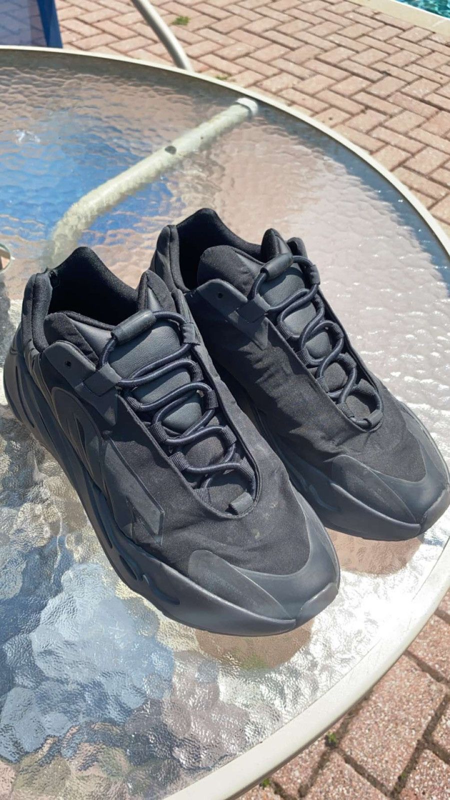Yeezy Yeezy Boost 700 MNVN Triple Black Men’s Size US 8 / EU 41 - 3 Thumbnail