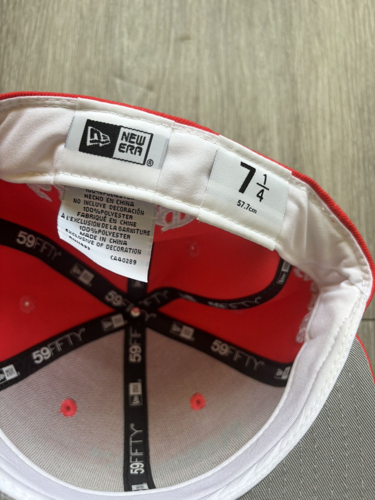 New Era Jae Tip Pink New Era Fitted Hat Uptown Grows Flowers Size ONE SIZE - 8 Thumbnail