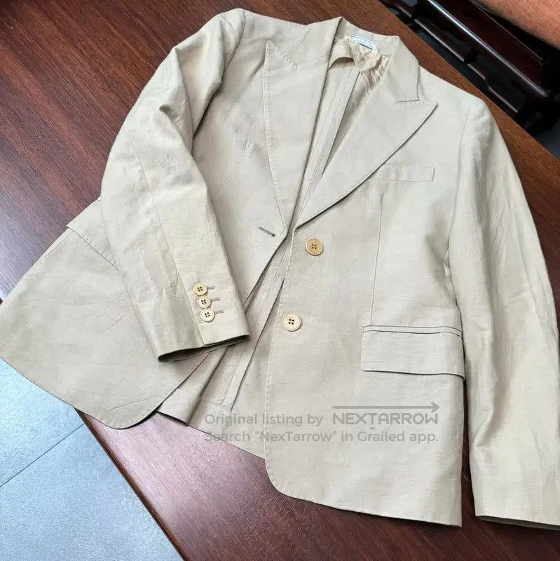 Max Mara MaxMara Women's Khaki Cotton Cardigan . Size M / US 6-8 / IT 42-44 - 6 Thumbnail