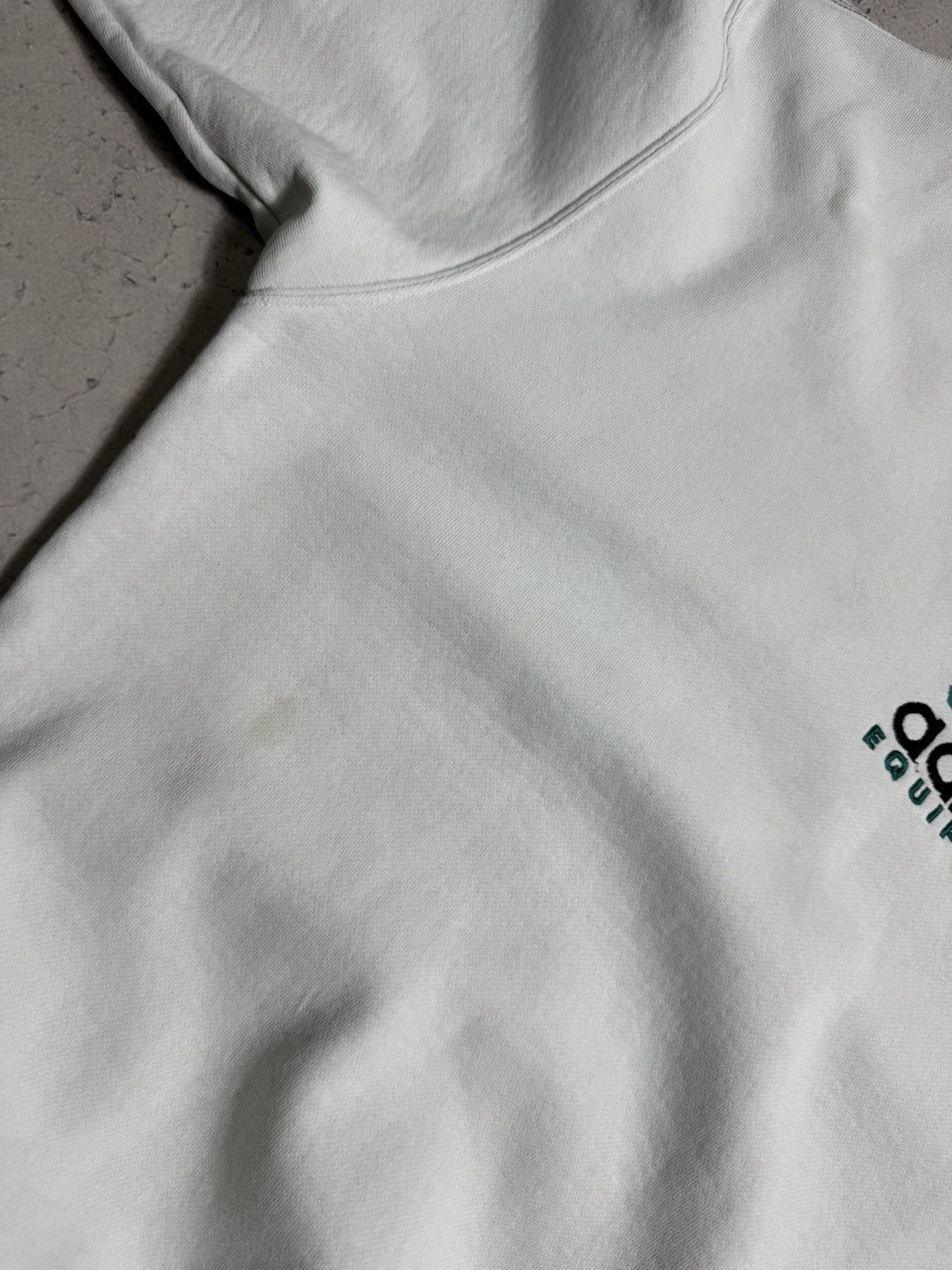 Adidas Adidas Equipment White Logo White Vintage 90’s Sweatshirt Size US L / EU 52-54 / 3 - 11 Thumbnail