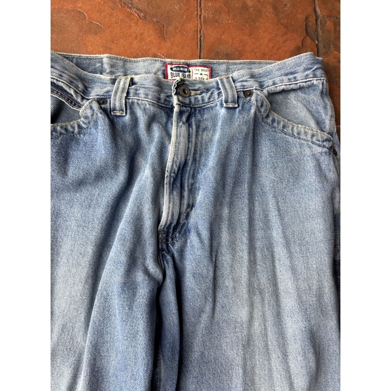 Old Navy VINTAGE Old Navy Jeans Carpenter Blue 34 Relaxed Denim 5-Pocket Grunge Size US 34 / EU 50 - 4 Thumbnail