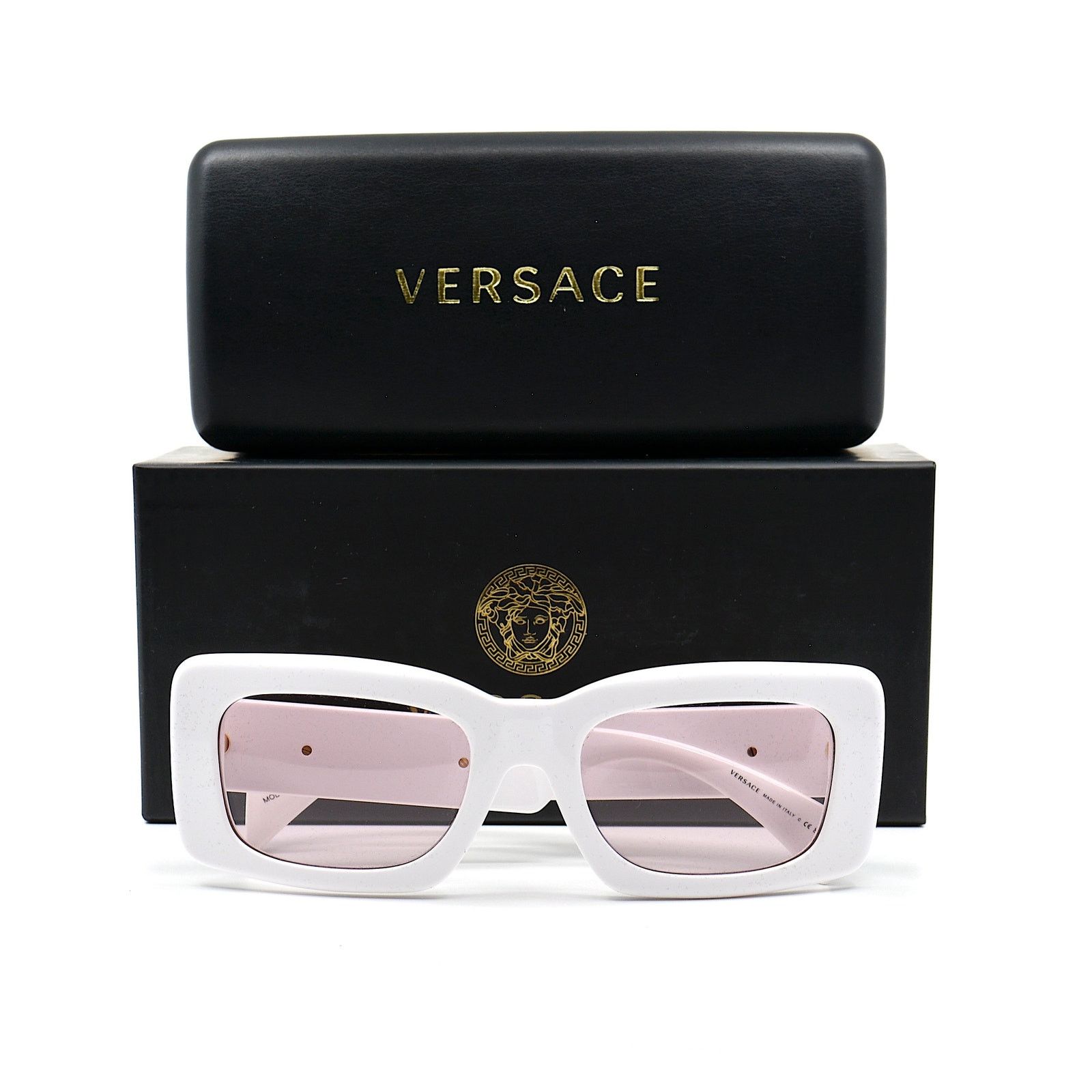 Versace NEW Versace VE4478U Oversized White Square Sunglasses