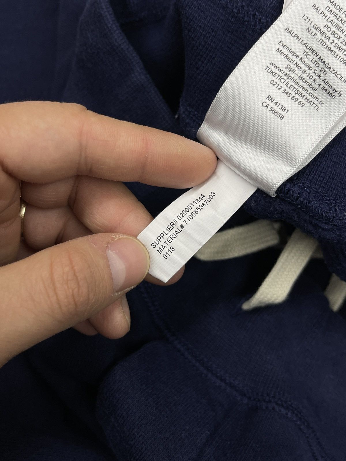 Polo Ralph Lauren Mens Polo Ralph Lauren Navy Sweatpants Y2K Rugby Size M Size US 32 / EU 48 - 10 Thumbnail