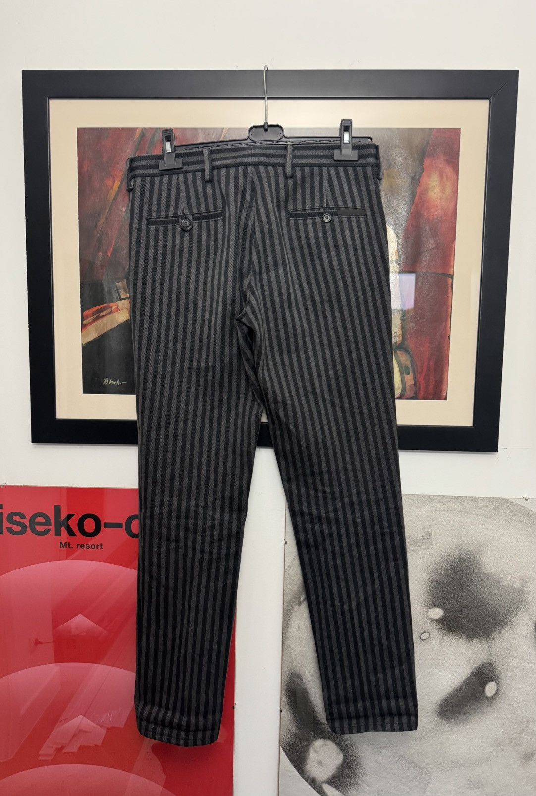 Prada Prada Designer Pant Stripe Luxury Slim Fit Casual High End Size US 32 / EU 48 - 2 Thumbnail
