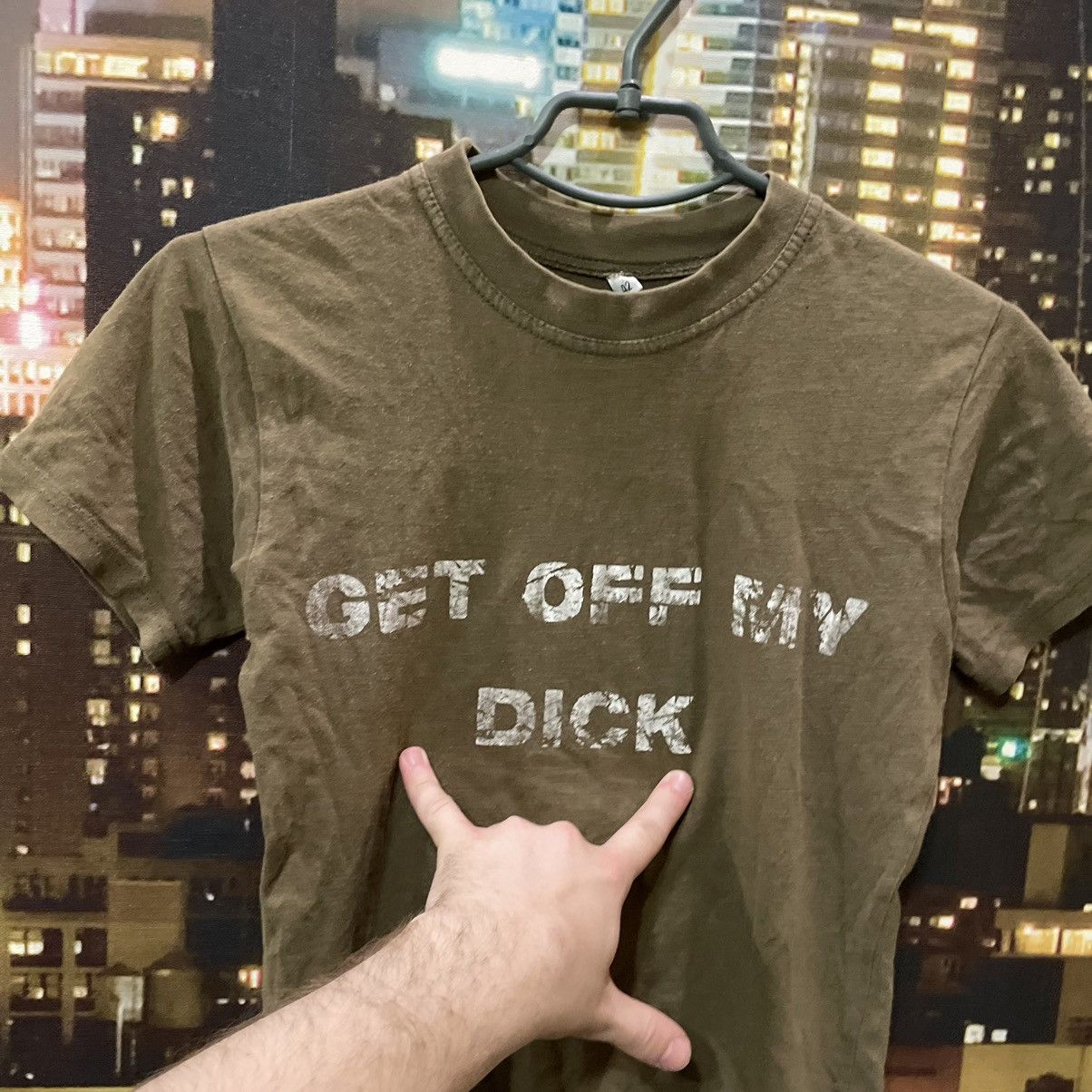 Fuck Art, Make Tees OPIUM T SHIRT HUMOR GET OFF MY DICK PENIS FADE PORNO XXX Size US S / EU 44-46 / 1 - 3 Thumbnail