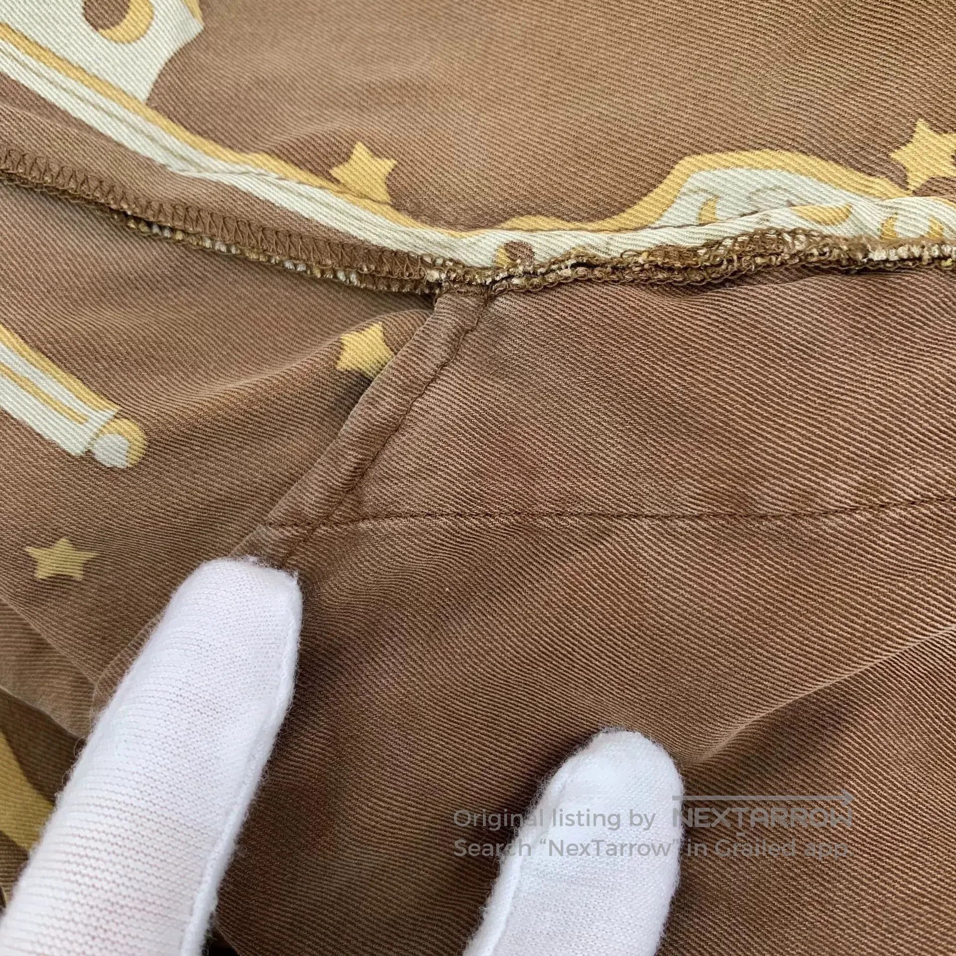 Hermes hermes brown silk polka dot pleated skirt. Size US 36 / EU 52 - 9 Thumbnail