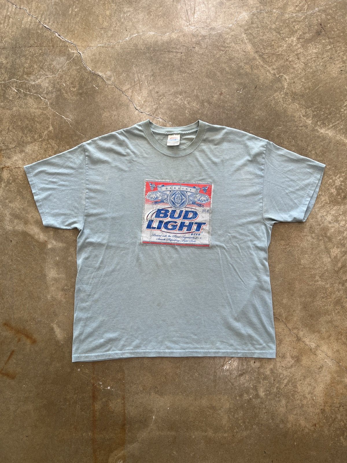Vintage Vintage Bud Light Beer Company Tee XL Size US XL / EU 56 / 4 - 2 Thumbnail