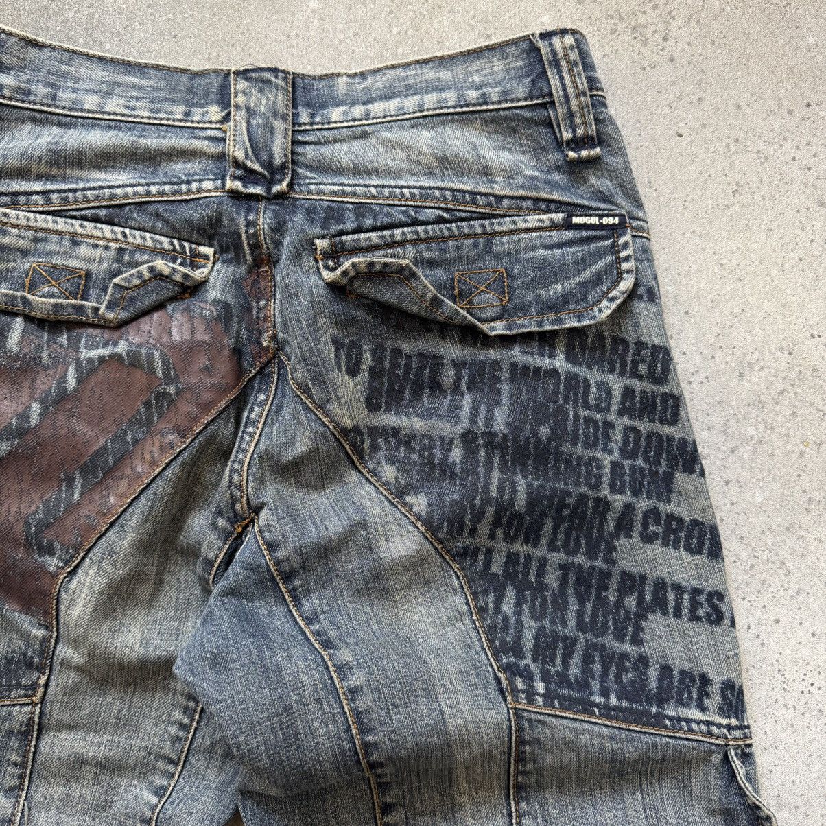 If Six Was Nine Avant Garde Vintage Washed Denim Jeans Size US 30 / EU 46 - 10 Thumbnail