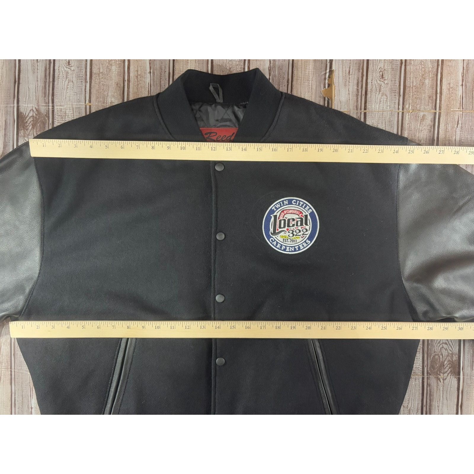 Reed Reed UNITED BROTHERHOOD OF CARPENTER & JOINERS Varsity Jacke Size US XL / EU 56 / 4 - 1 Thumbnail
