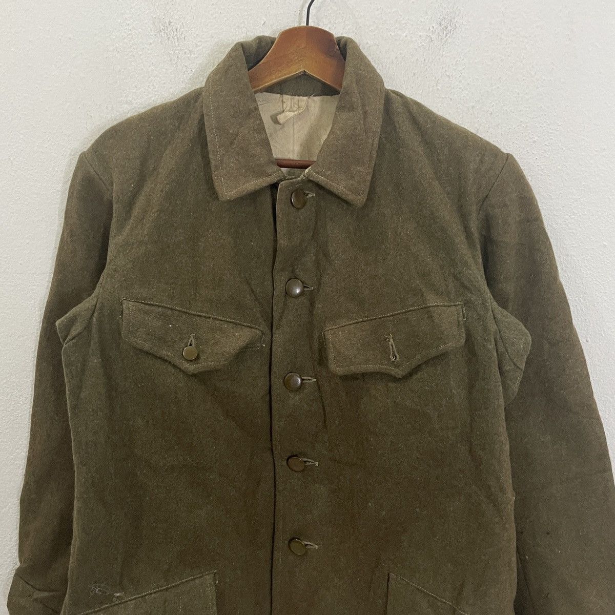Vintage Vintage 80s Military Wool Jacket Size US S / EU 44-46 / 1 - 4 Thumbnail