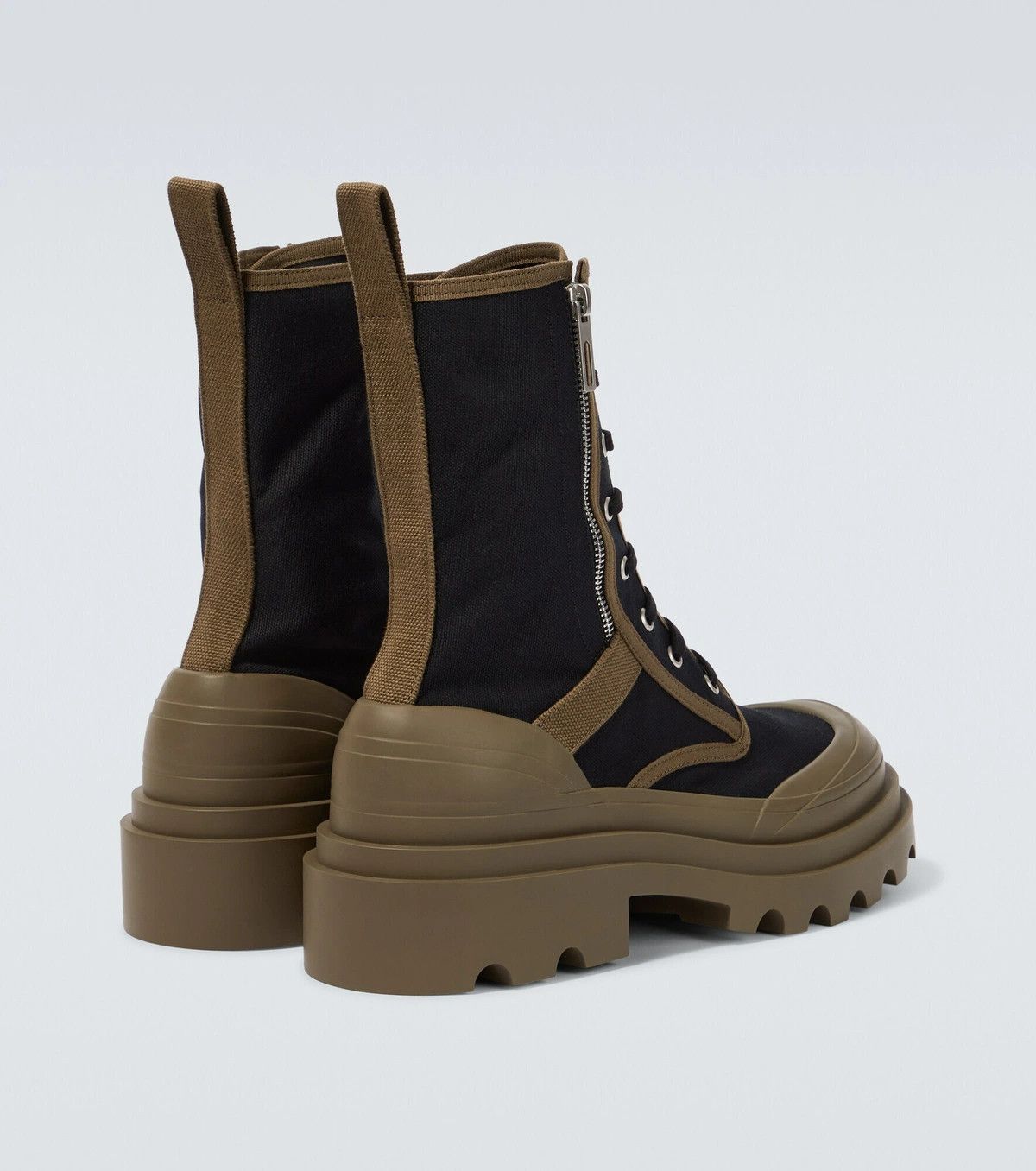 Bottega Veneta o1loc1c0824 730234 Lace-Up Boot in Black/Brown Size US 11 / EU 44 - 6 Thumbnail
