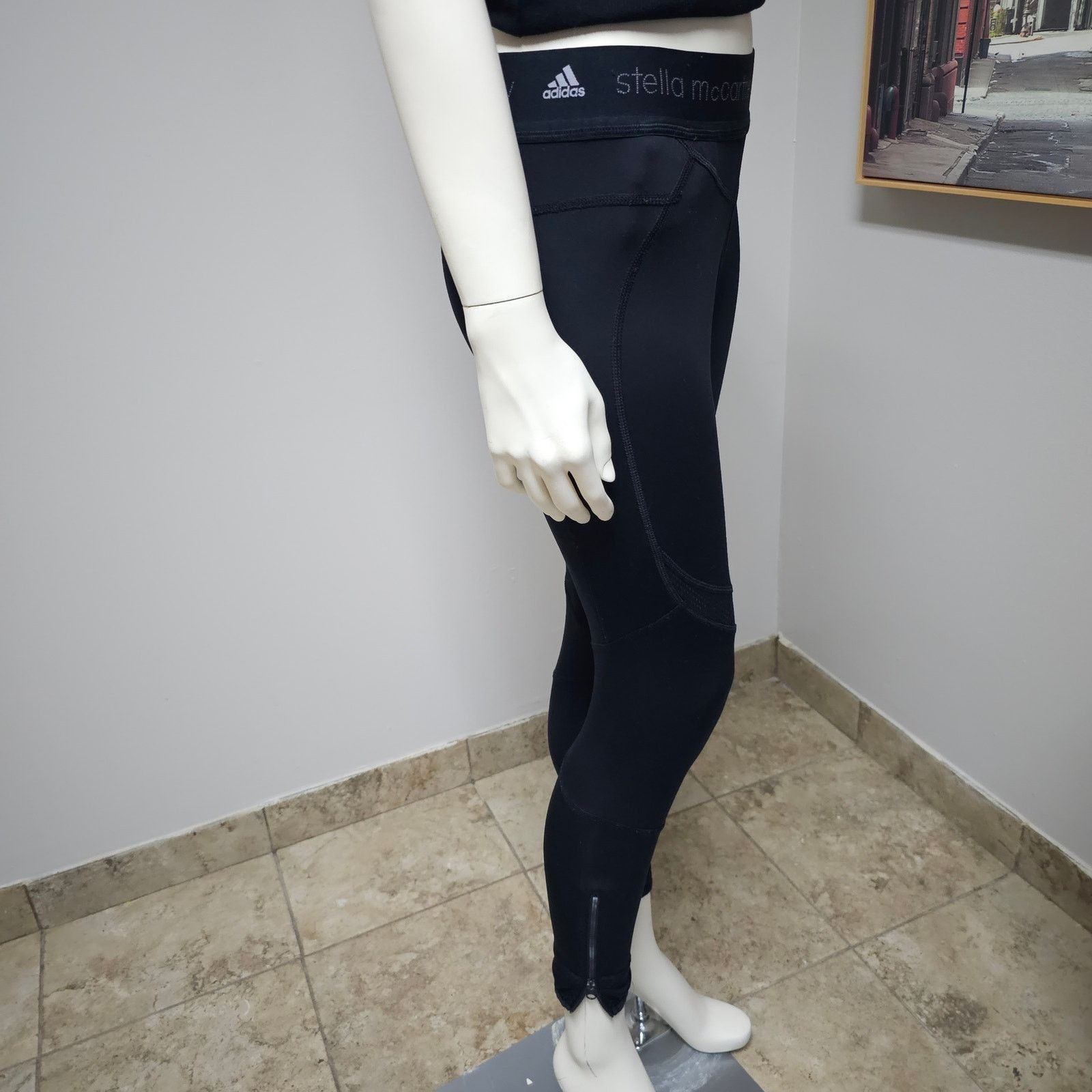 Stella McCartney Stella McCartney Adidas Leggings 7/8 sz M - ALTERED Size 26" / US 2 / IT 38 - 3 Thumbnail