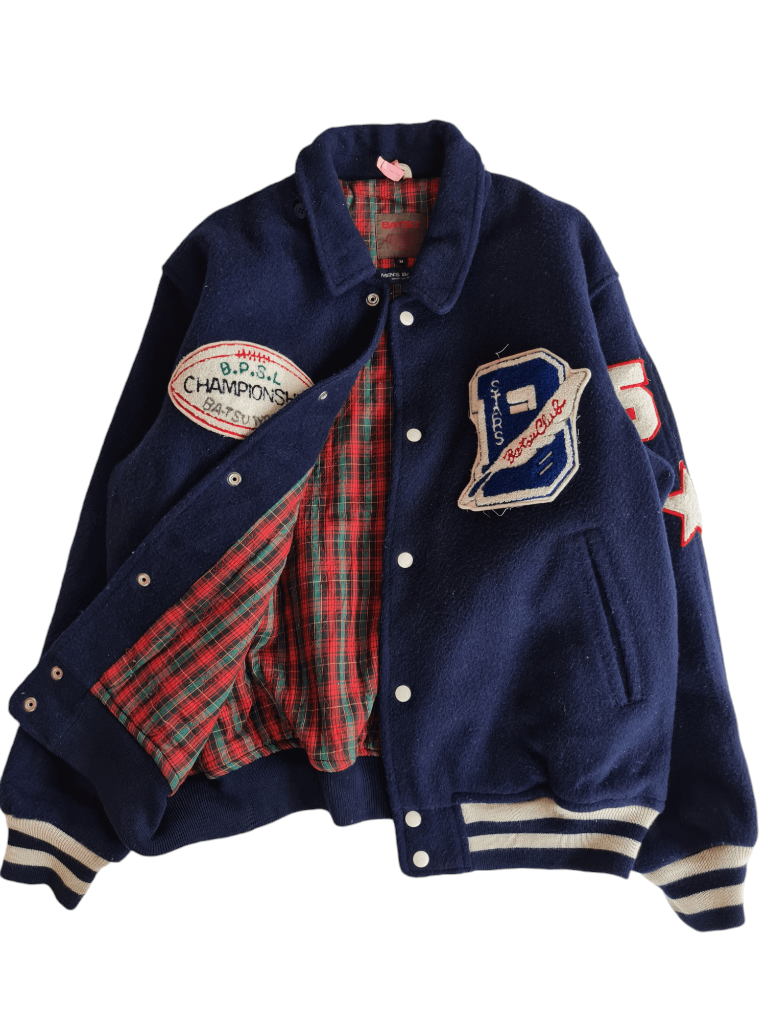 Rare Vtg 56s Ba-Tsu Wool Varsity Jacket Championship