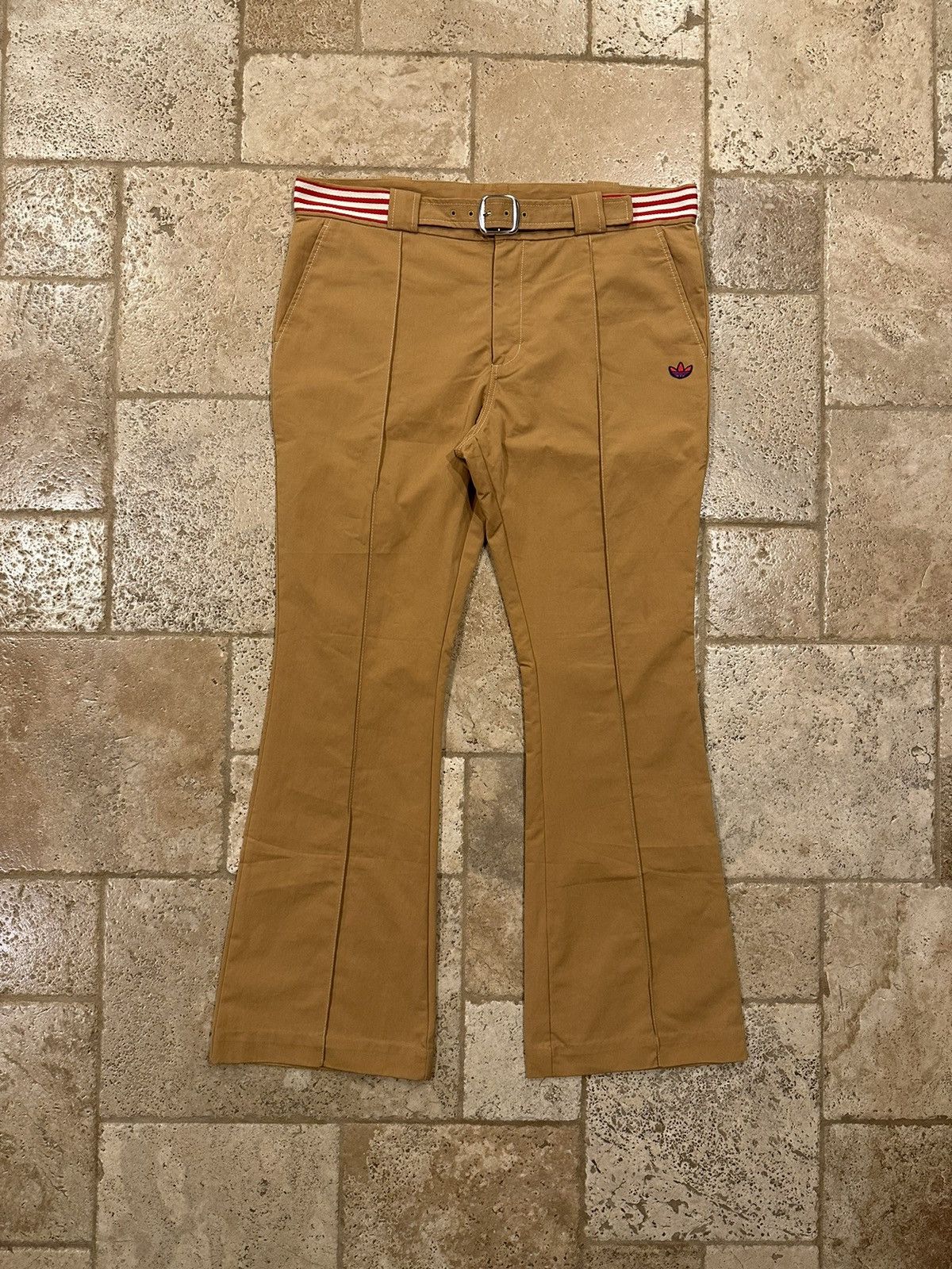 Adidas × Wales Bonner Wales Bonner x Adidas Belted Flare Chino Pants Size US 36 / EU 52 - 12 Thumbnail