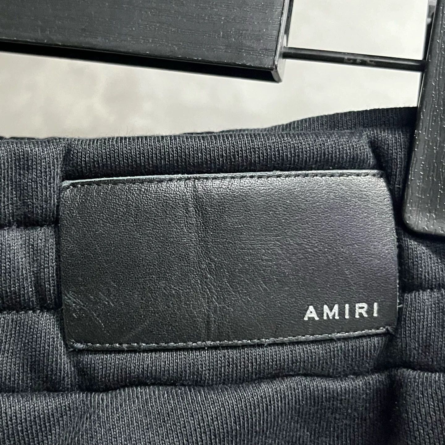 Amiri Amiri Black Embroidered Drawstring Track Pants Size US 30 / EU 46 - 5 Thumbnail