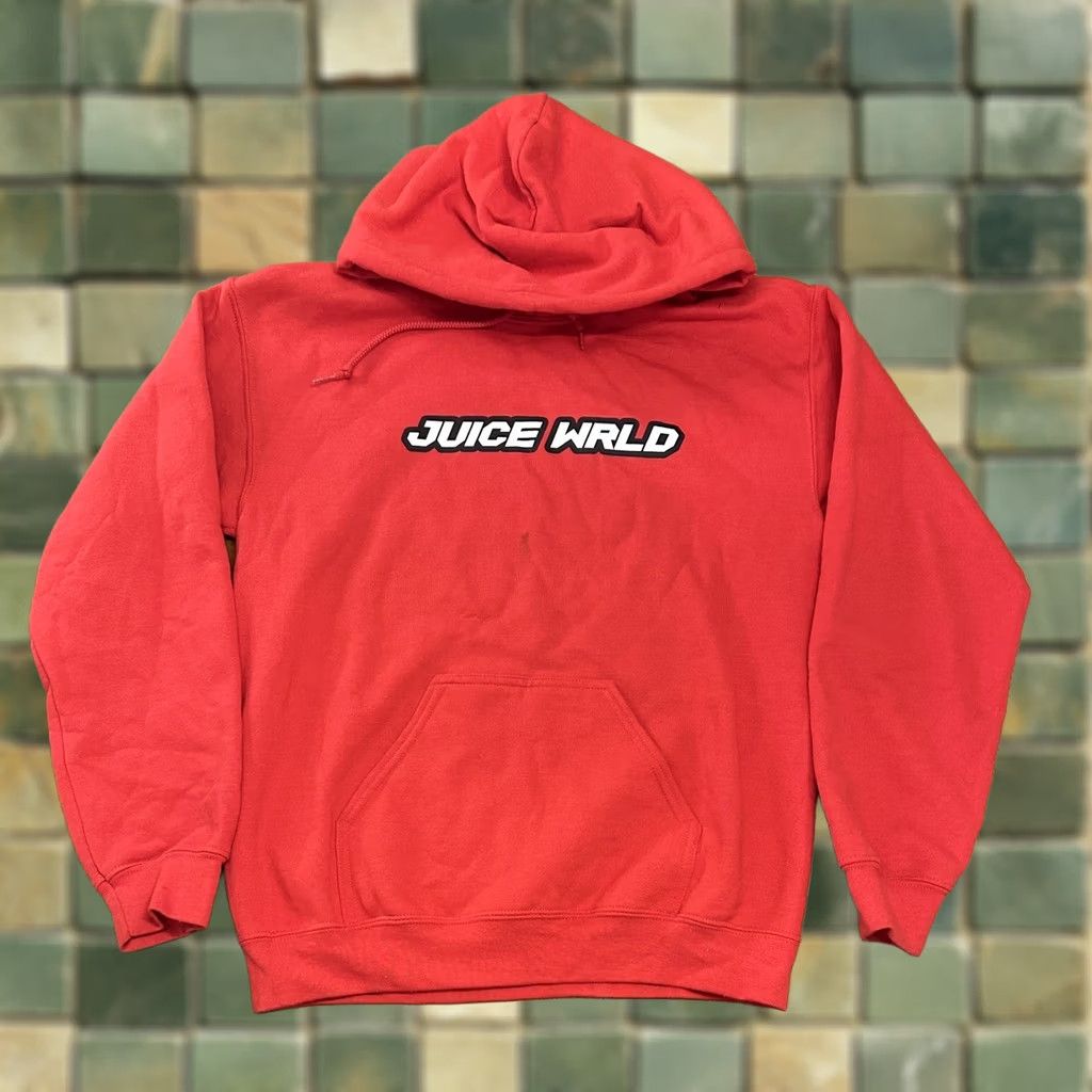 Vintage Juice Wrld 999 Club Hoodie Sweatshirt Red Small Mens Size US S / EU 44-46 / 1 - 1 Thumbnail
