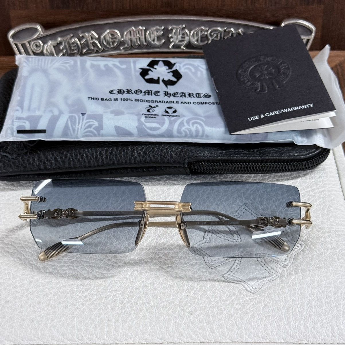 Chrome Hearts Chrome hearts Lordie Sungasses Size ONE SIZE - 11 Thumbnail