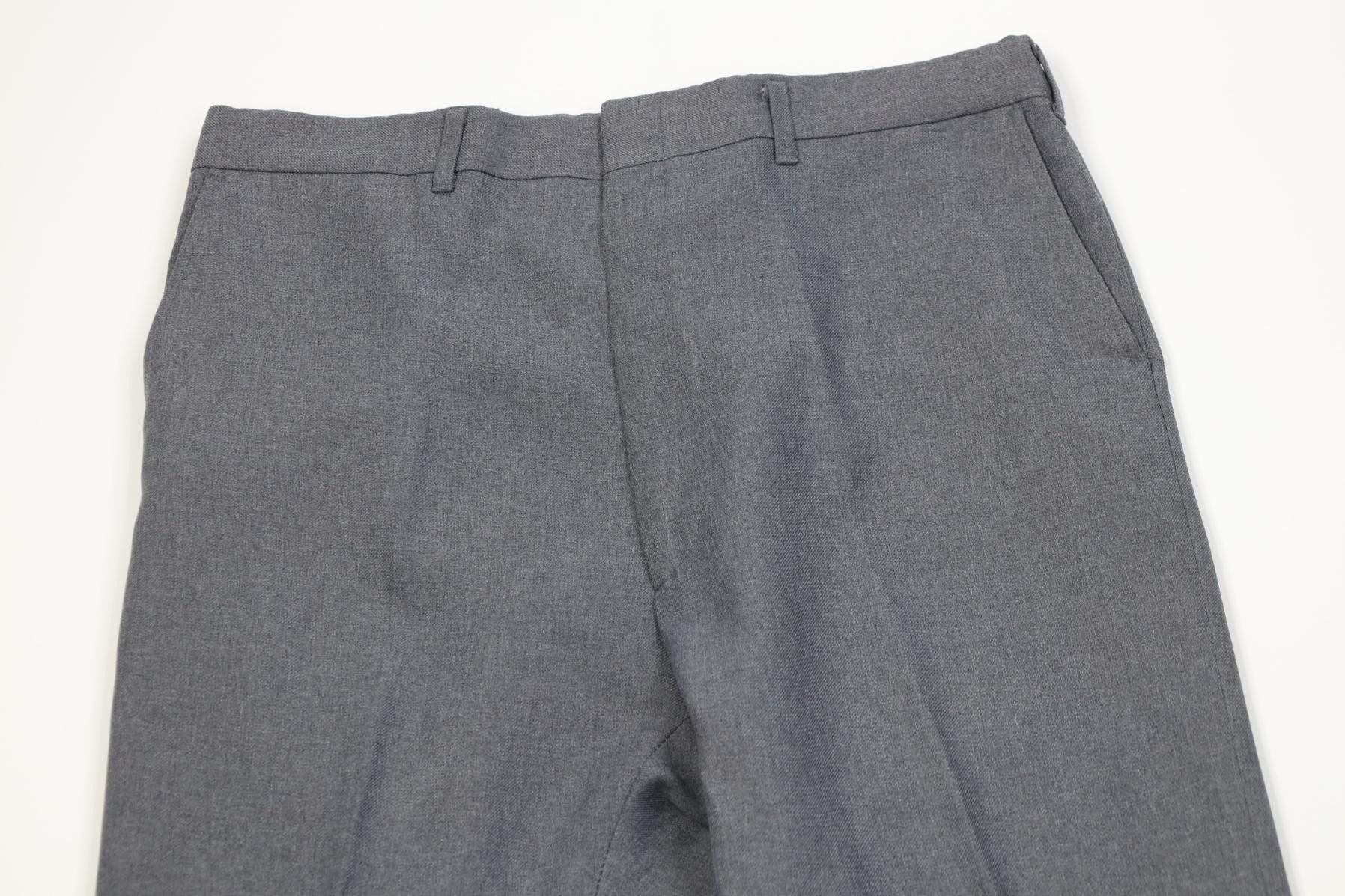 Vintage Vintage 70s Streetwear Flared Wide Leg Chino Pants Gray USA Size US 34 / EU 50 - 2 Thumbnail