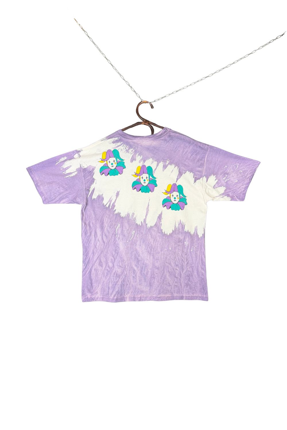 Vintage Vintage 90s Tie Dye Jester Graphic Tee Made in USA Single Size US L / EU 52-54 / 3 - 2 Thumbnail