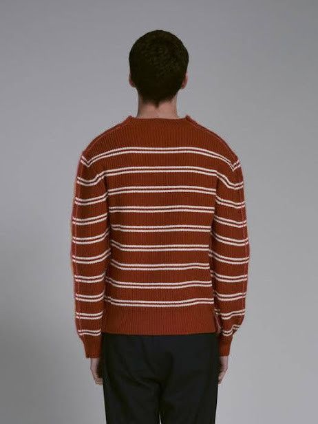Marni oc11z0525 Stripe-Print Knit Jumper in Multicolor Size US M / EU 48-50 / 2 - 2 Thumbnail