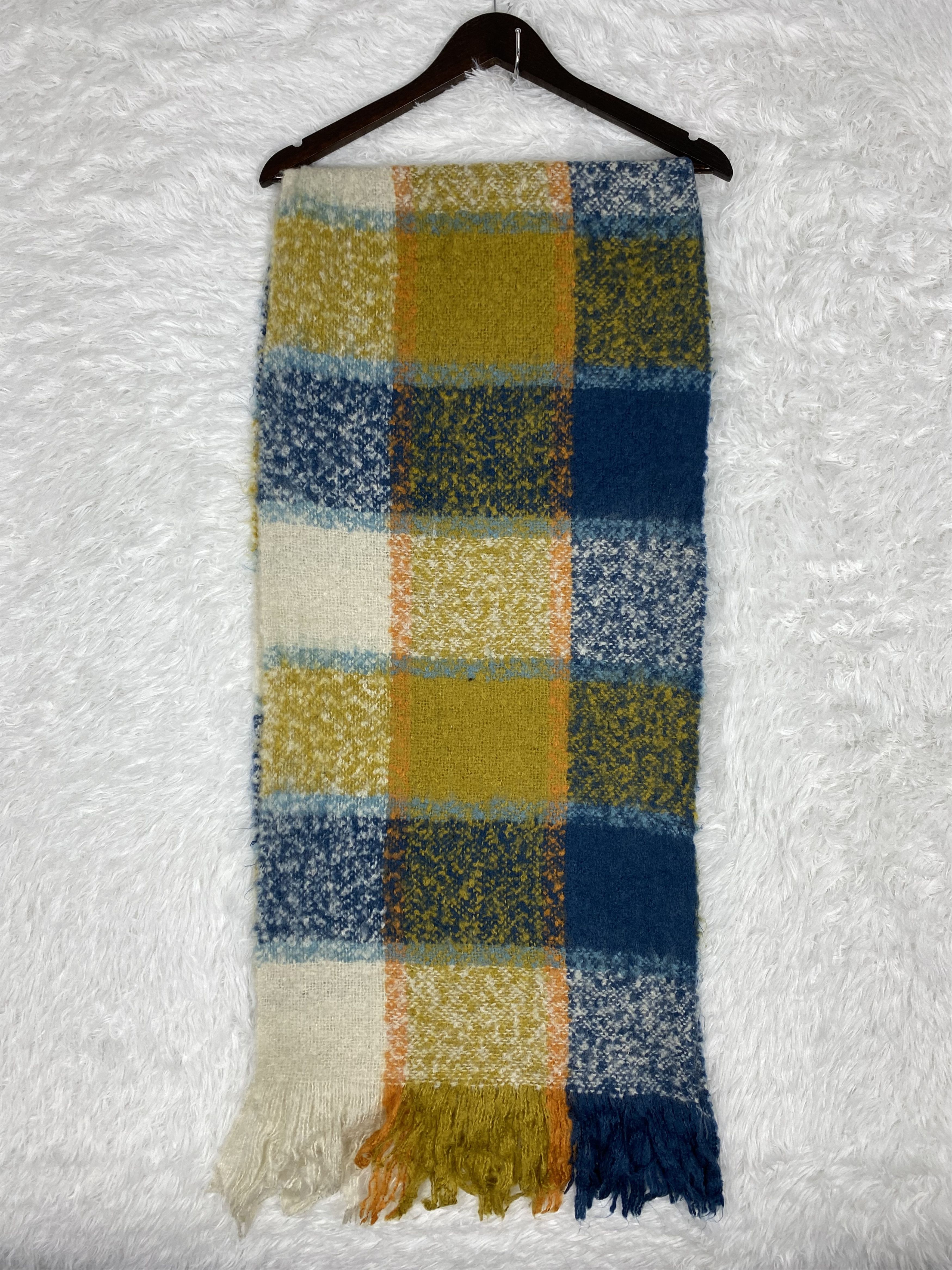 Japanese Brand Vintage Mohair Scarf / Muffler Neckwear PM0065 Size ONE SIZE - 4 Thumbnail