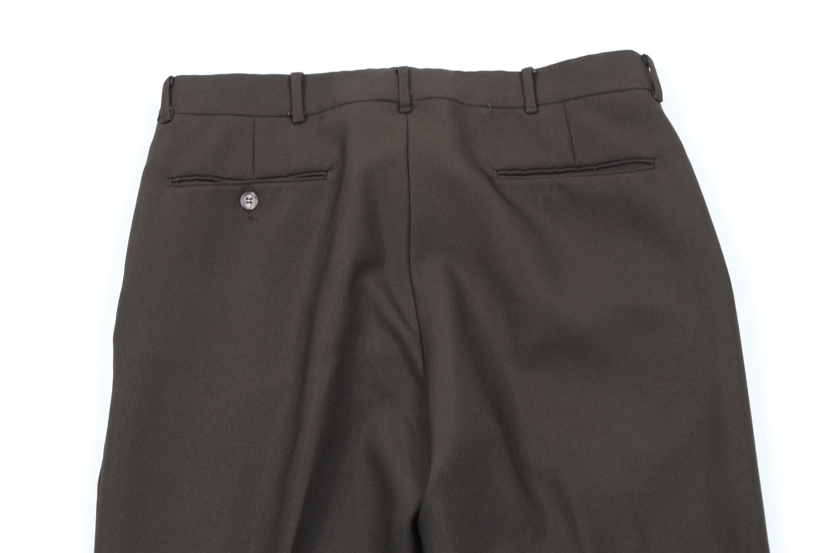 Vintage Vintage 70s Streetwear Flared Wide Leg Chino Pants Brown USA Size US 34 / EU 50 - 11 Thumbnail