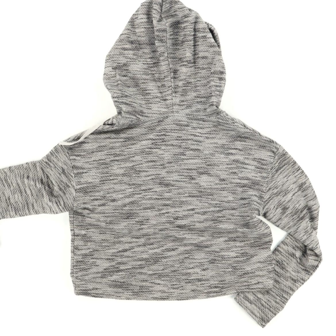 Anthropologie Saturday Sunday for Anthropologie Crop Heather Gray Women's S Hoodie Size S / US 4 / IT 40 - 4 Thumbnail