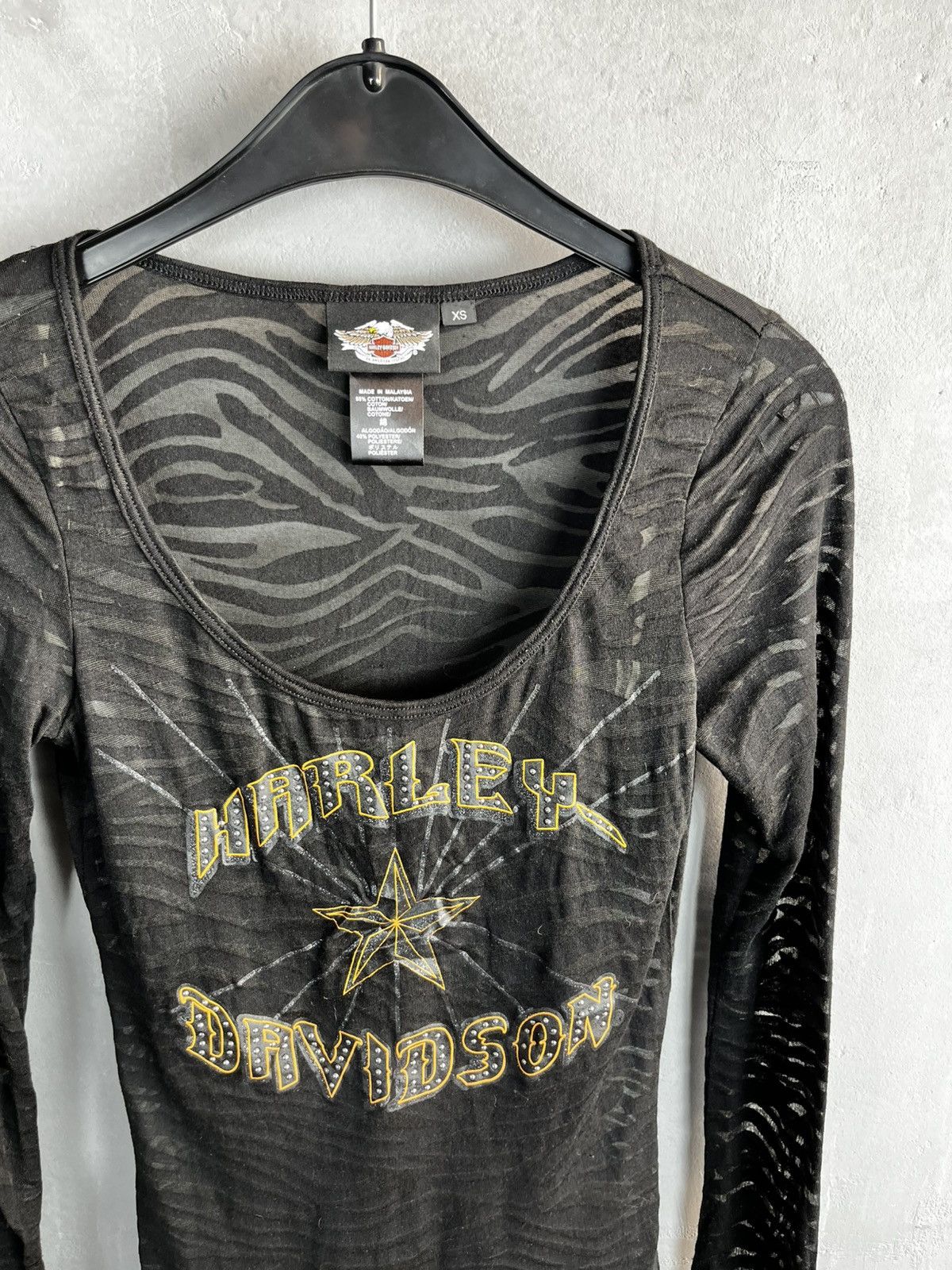 Harley Davidson Harley Davidson vintage long sleeve Size XS / US 0-2 / IT 36-38 - 4 Thumbnail