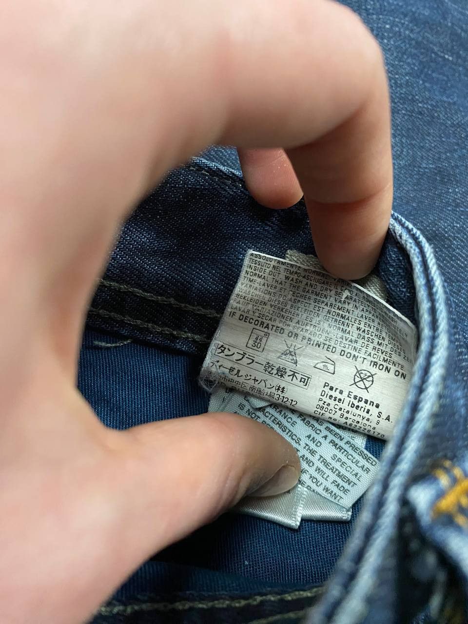 Diesel VERY RARE Vintage Y2K Diesel Distressed Jeans Denim Pants Size US 32 / EU 48 - 9 Thumbnail
