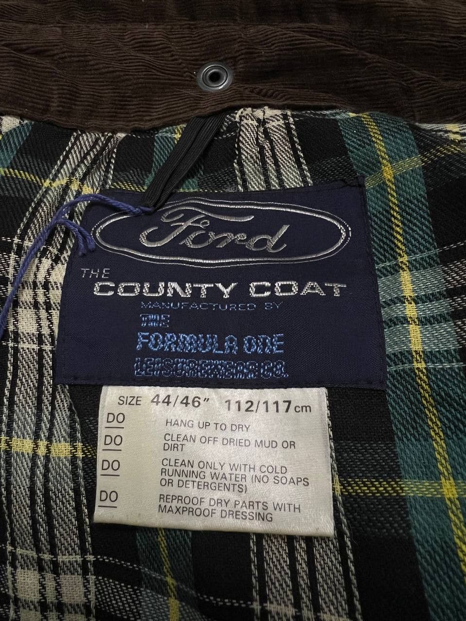 Ford Vintage Rare Ford Formula 1 waxed hooded jacket Size US S / EU 44-46 / 1 - 9 Thumbnail