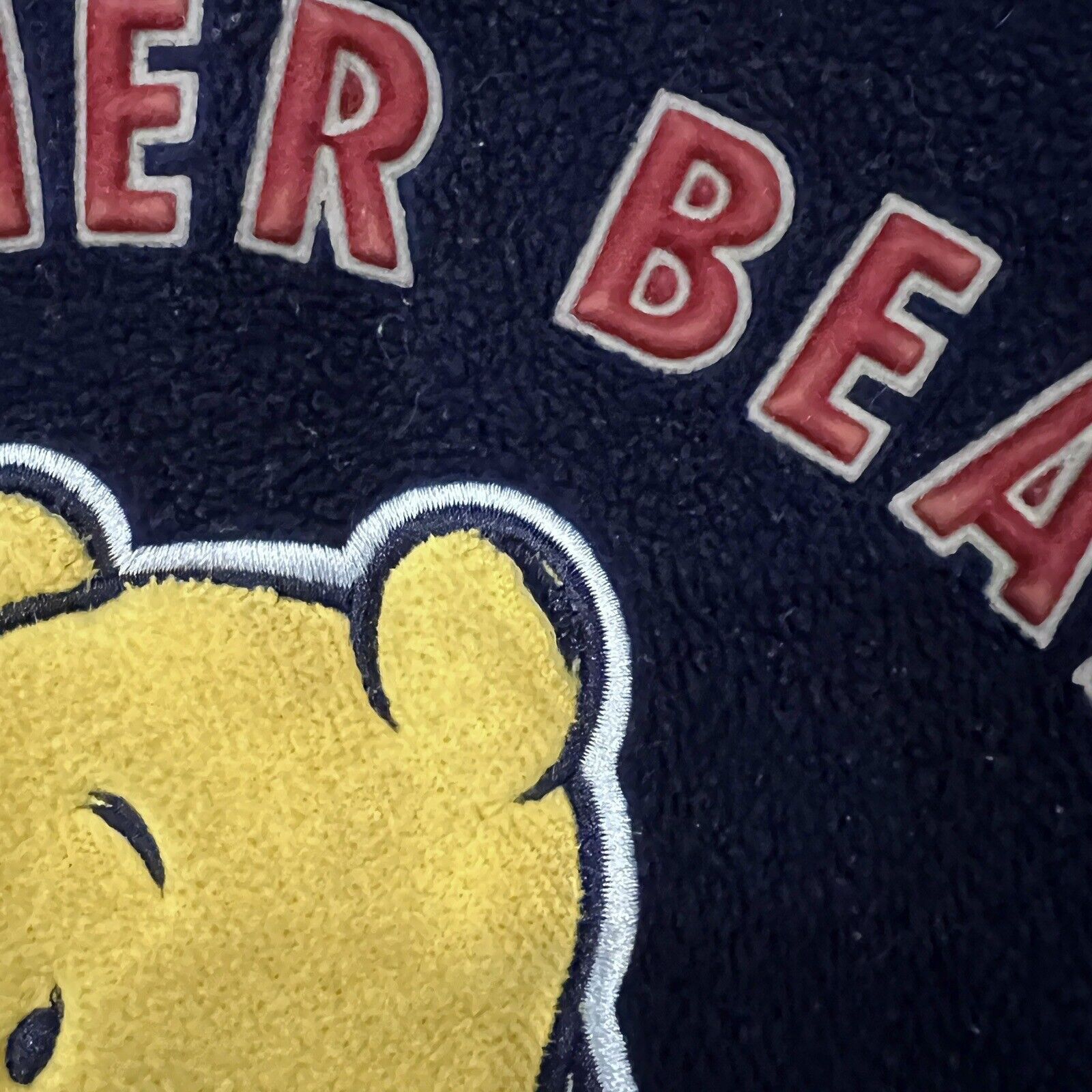 Disney × Vintage VTG Walt Disney Fleece Large Winnie The Pooh 90s Sweatshirt Size US L / EU 52-54 / 3 - 3 Thumbnail
