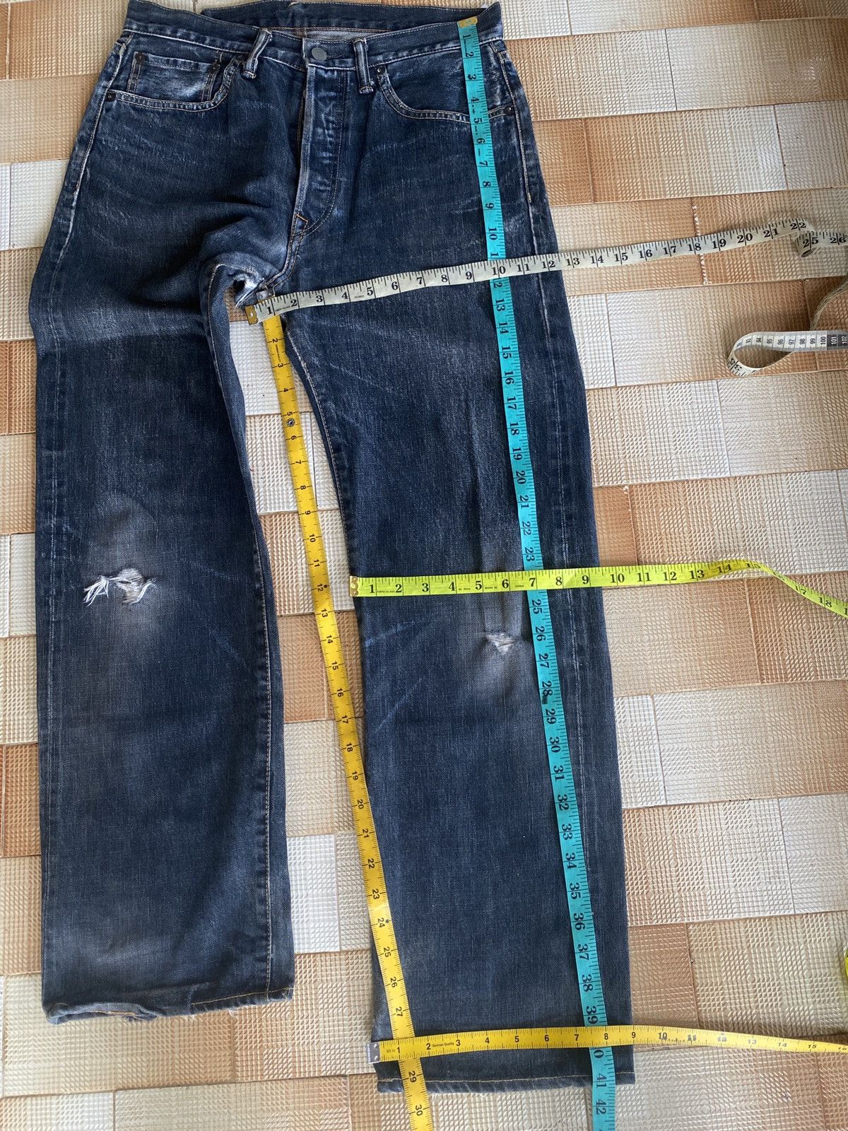 45rpm × If Six Was Nine × Vintage Vintage 45rpm selvedge denim Size US 31 - 6 Thumbnail