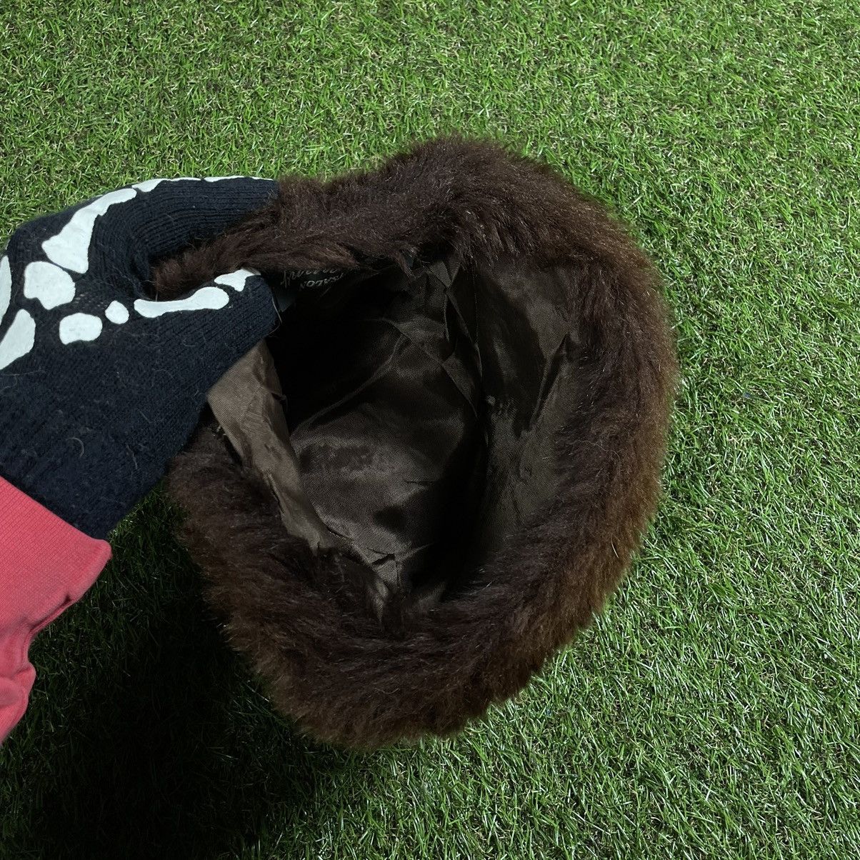 Vintage Vintage Y2K Fuzzy Skeleton Hand Graphic Beanie Black Boxy OS Size ONE SIZE - 2 Thumbnail