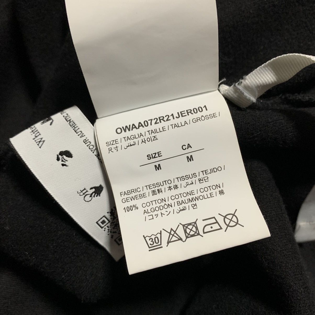 Off-White Off White Medium Rainbow Tomboy Black Tee Virgil Abloh Size US M / EU 48-50 / 2 - 6 Thumbnail