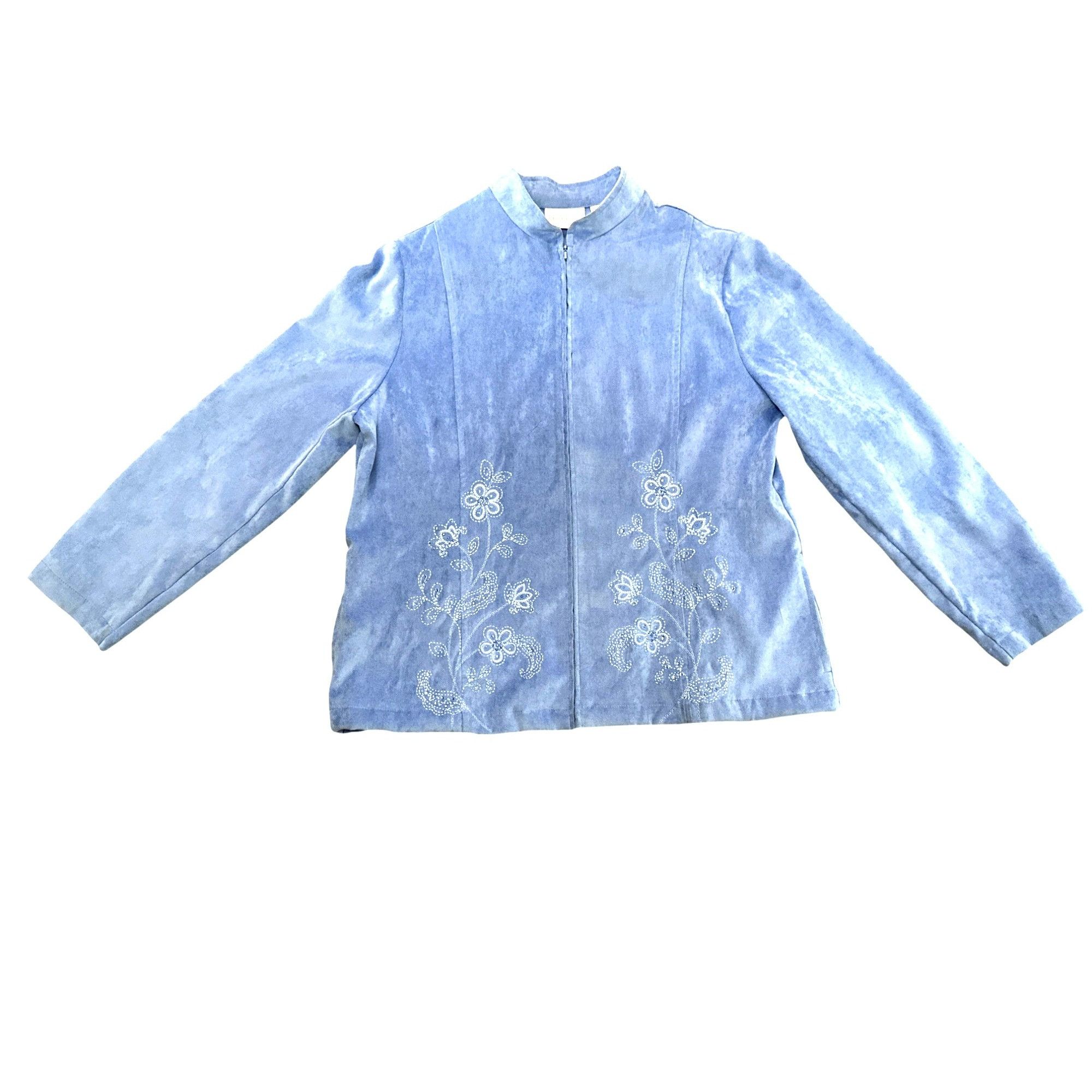 Other Alfred Dunner Sz 14 Floral Embroidered Classic Layering Esse Size XL / US 12-14 / IT 48-50 - 8 Thumbnail