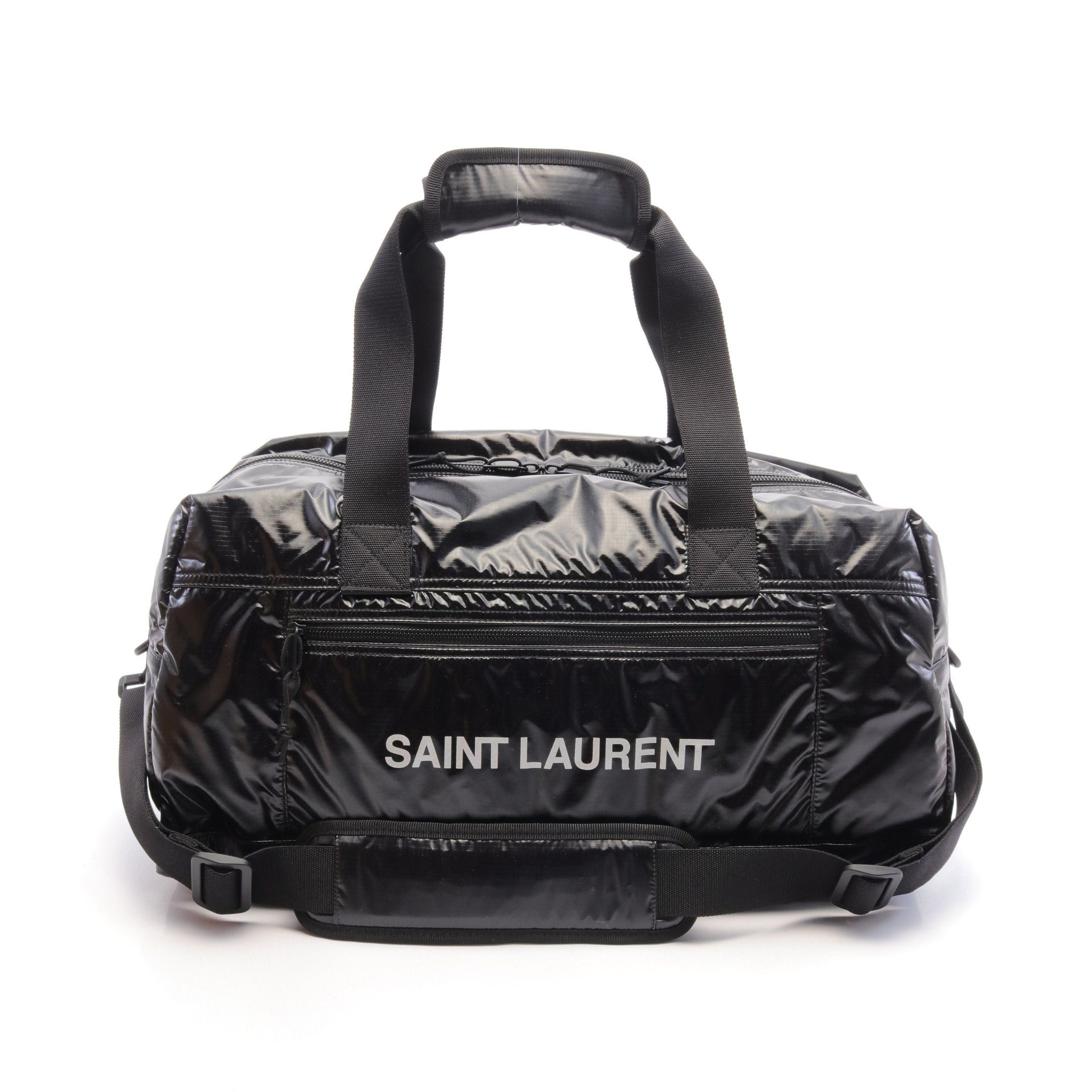 Yves Saint Laurent Yves Saint Laurent Nuxx Nux Duffel Bag Boston Nylon Black Size ONE SIZE - 1 Thumbnail