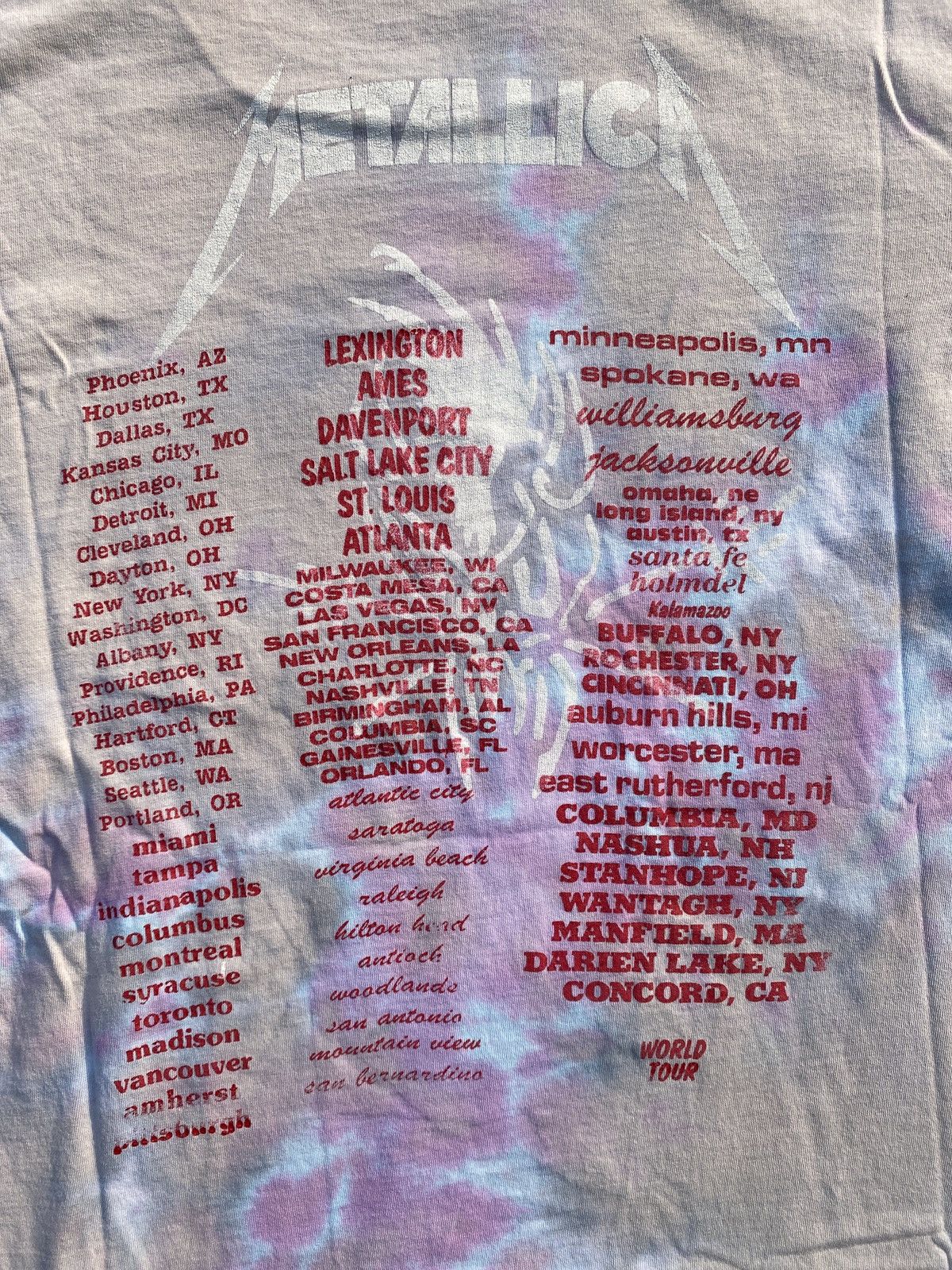 Band Tees × Vintage 90s Metallica tour shirt sz L Size US L / EU 52-54 / 3 - 5 Thumbnail