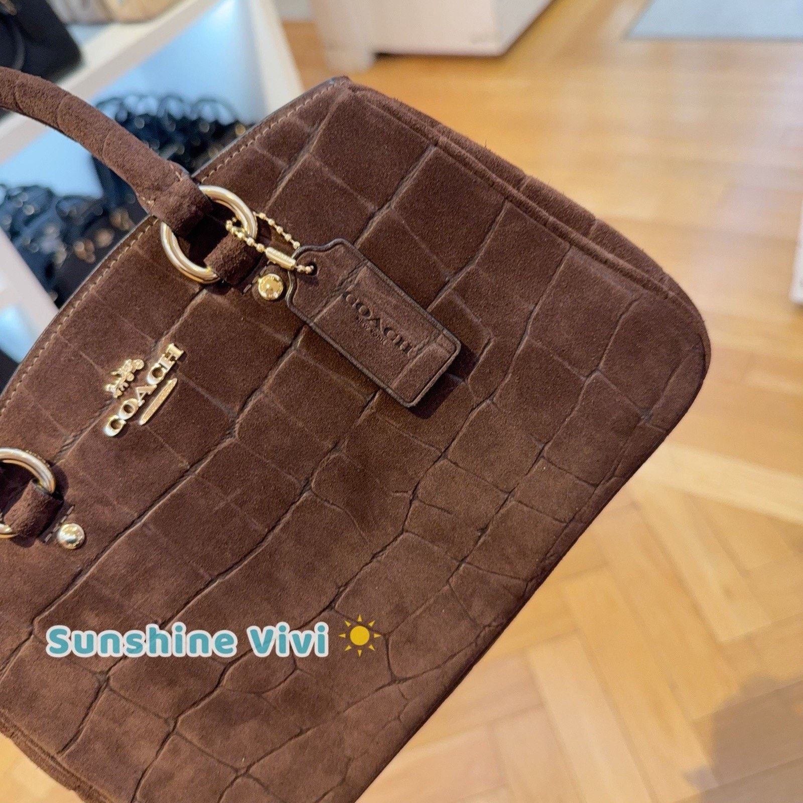 Coach NWT Coach Savannah Small Carryall Bag CCC73 Gold/Maple Size ONE SIZE - 4 Thumbnail
