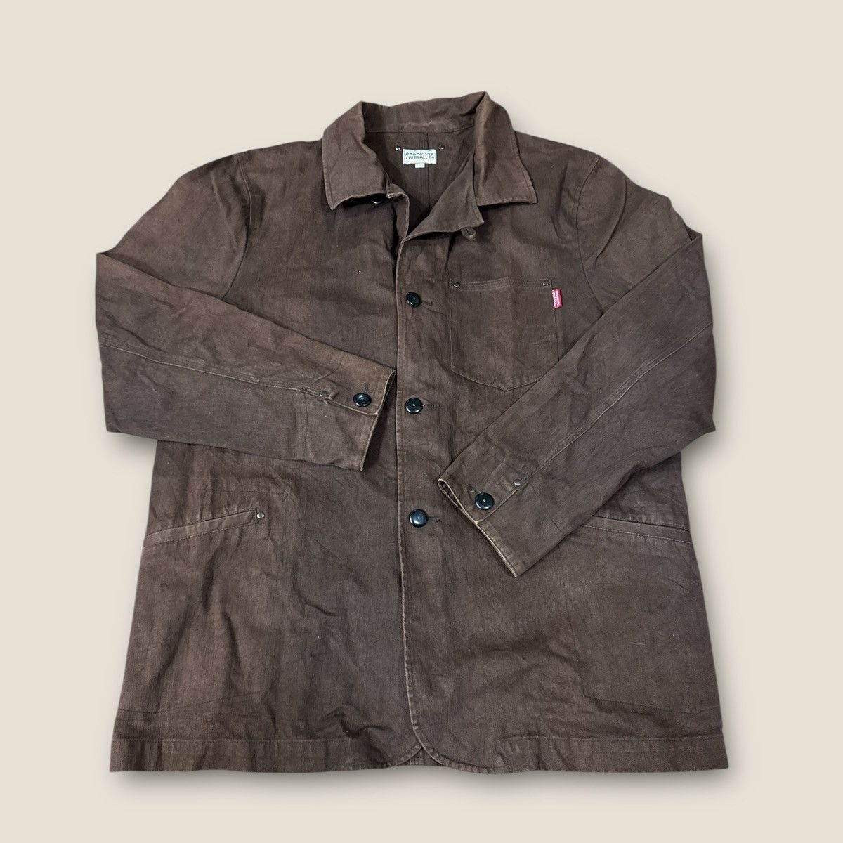 Brooklyn Denim Co. BROOKLYN OVERALL CHORE JACKET Size US L / EU 52-54 / 3 - 1 Thumbnail