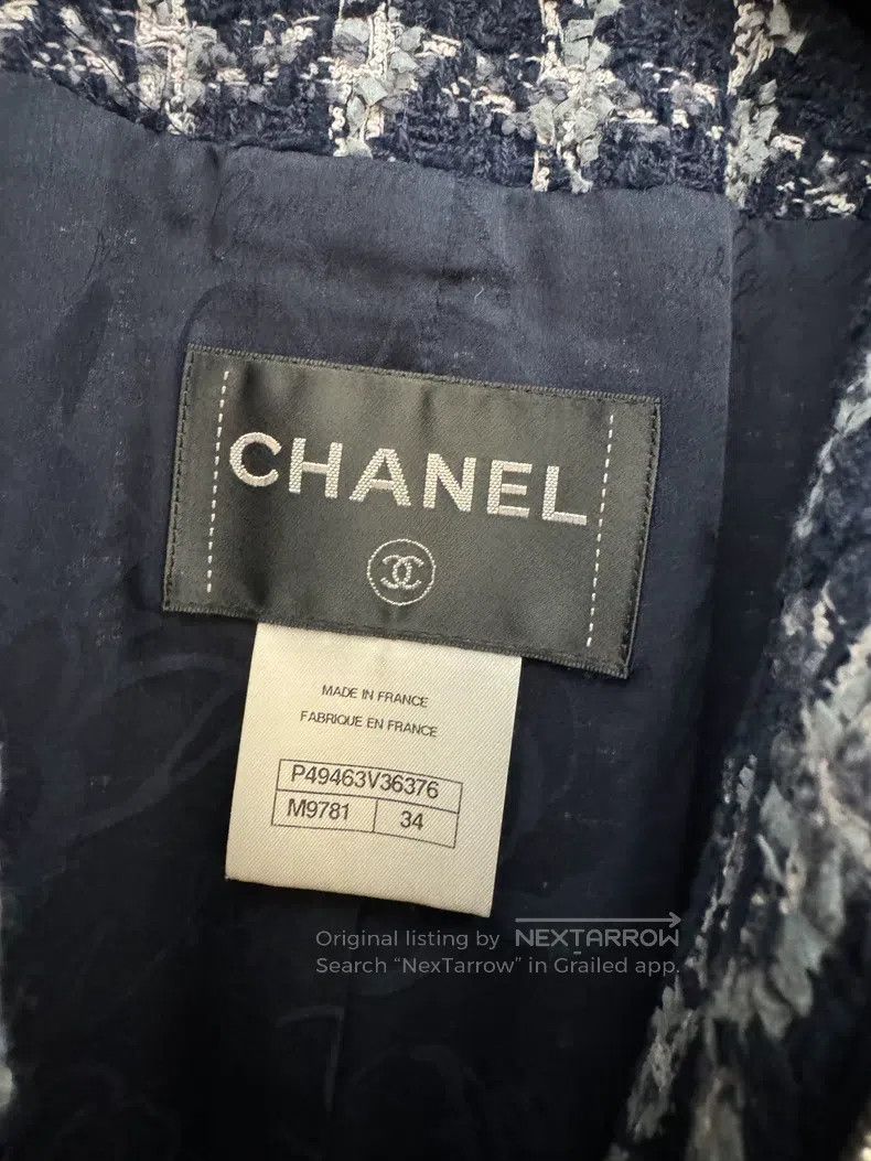 Chanel Chanel Dallas series blue and white checkered tweed jacket Size XXS / US 00 / IT 34 - 8 Thumbnail
