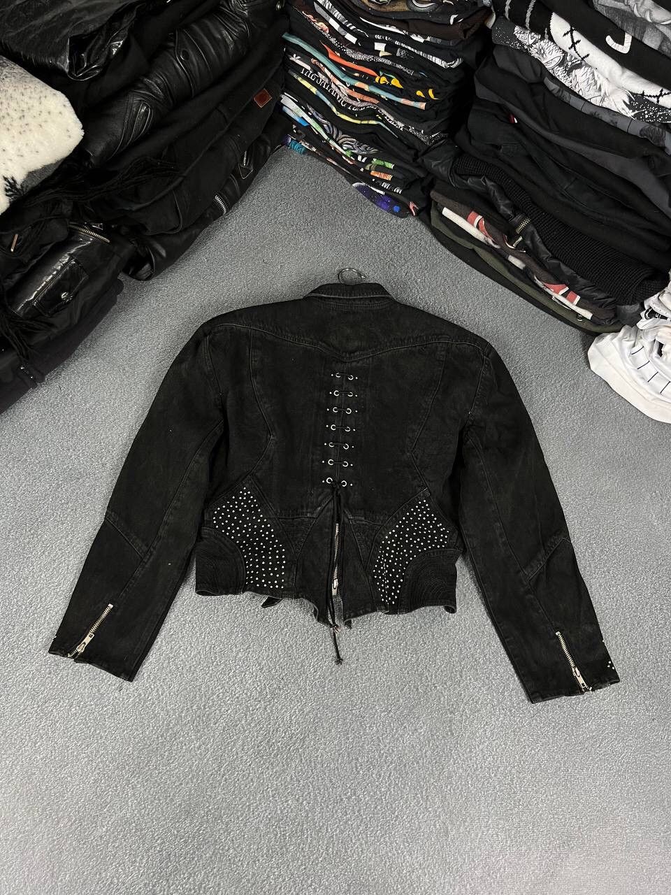 Vintage 00s Abstract Fit Denim jacket