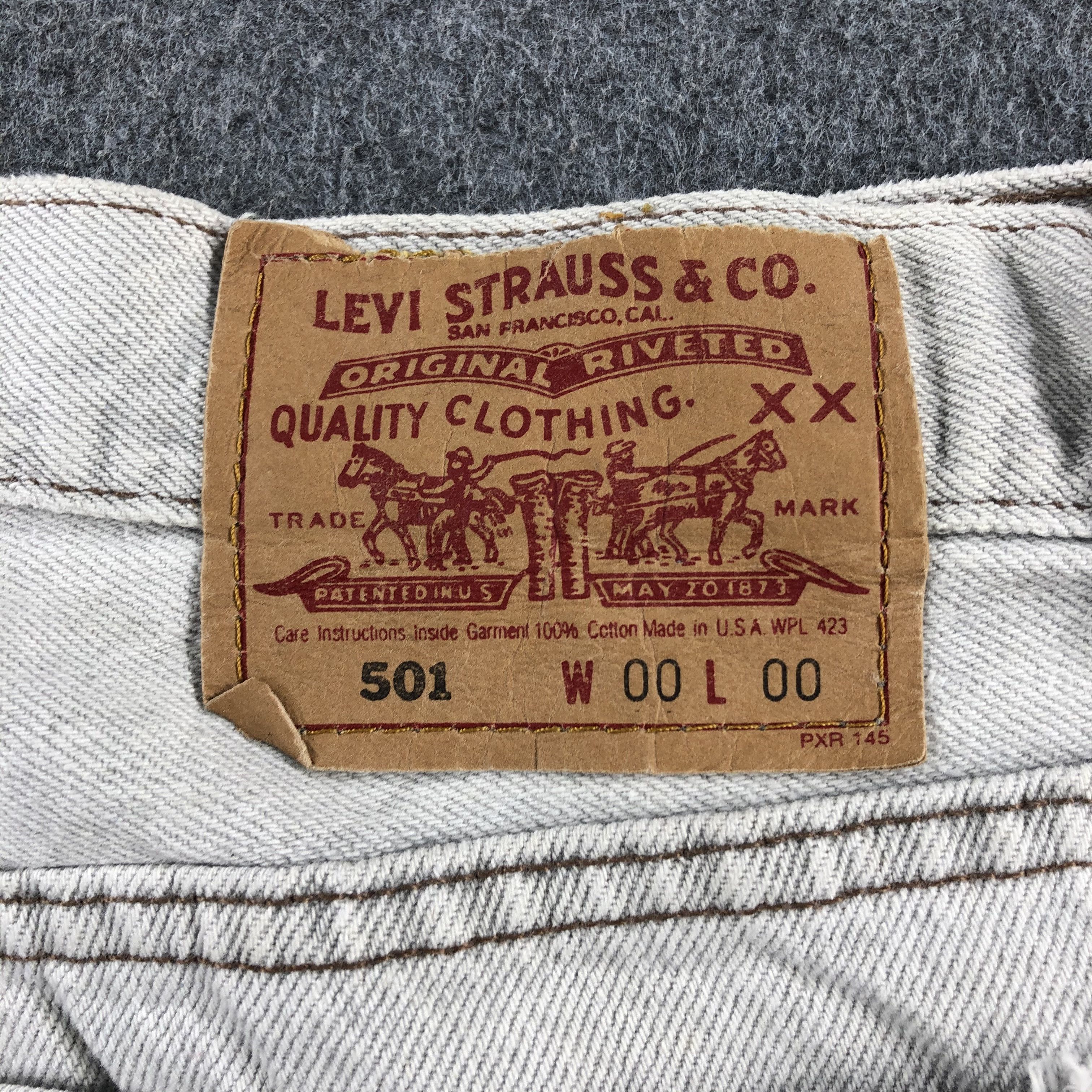 Levi's Vintage 90s Light Wash Levis 501 Jeans-J2523 Size US 39 - 5 Thumbnail