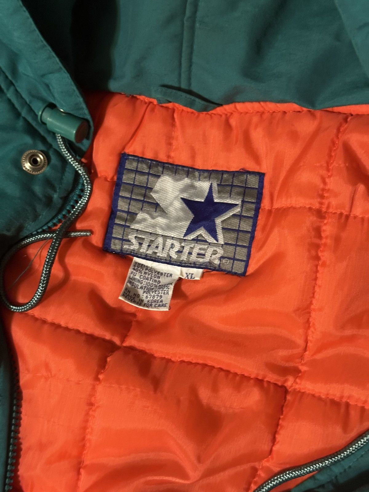 NFL × Starter × Vintage Vintage Miami Dolphins Starter Jacket Size US XL / EU 56 / 4 - 4 Thumbnail