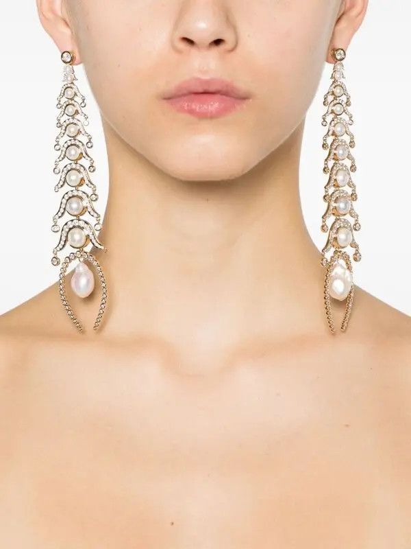 Zimmermann oc11z0226 Size: OS / Dangle Earrings In Gold Size ONE SIZE - 2 Thumbnail