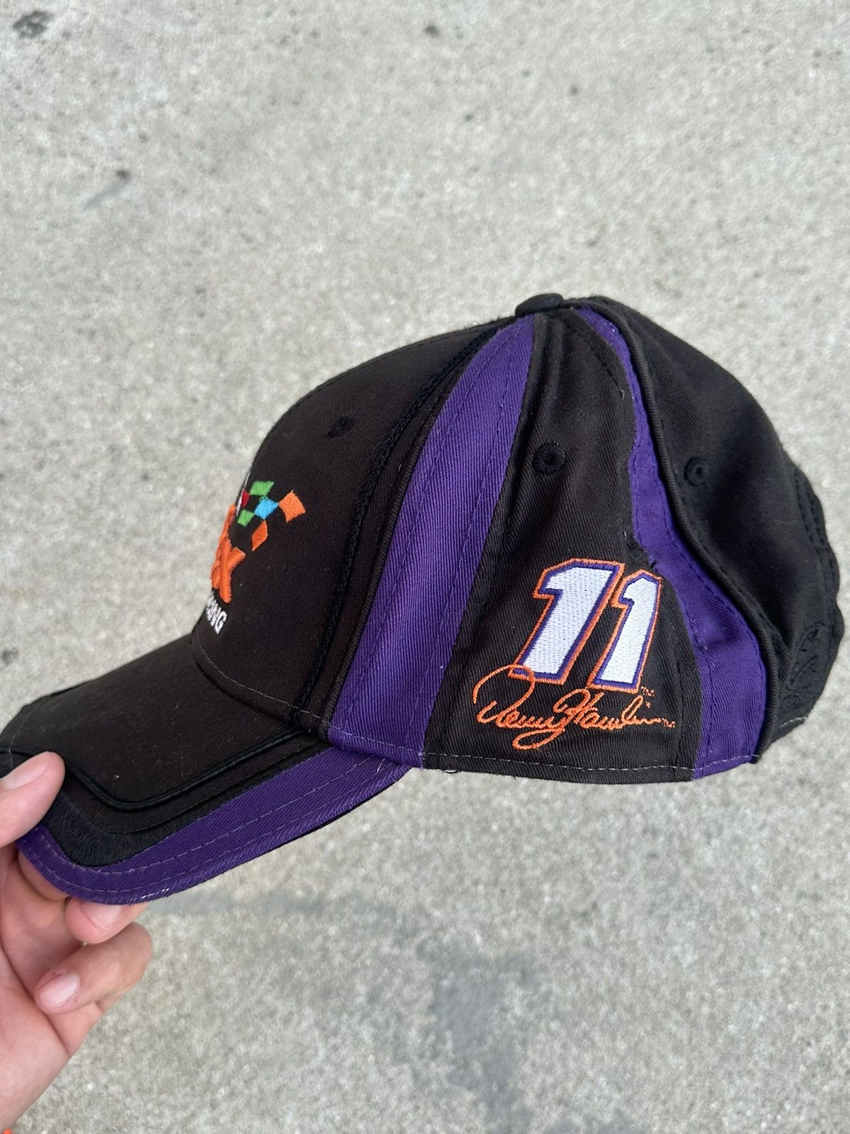 Chase Authentics × NASCAR × Vintage NASCAR FedEx Racing Chase Authentic Denny Hamlin #11 Hat Size ONE SIZE - 2 Thumbnail