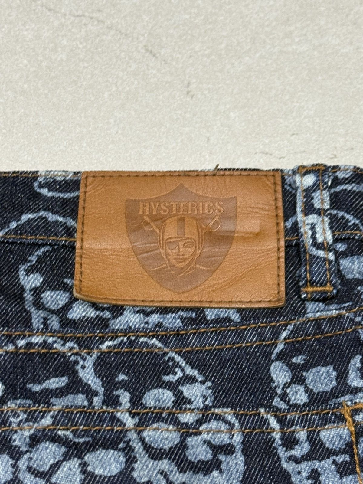 Hysteric Glamour Hysteric Glamour archive skull pattern denim jeans Size US S / EU 44-46 / 1 - 5 Thumbnail