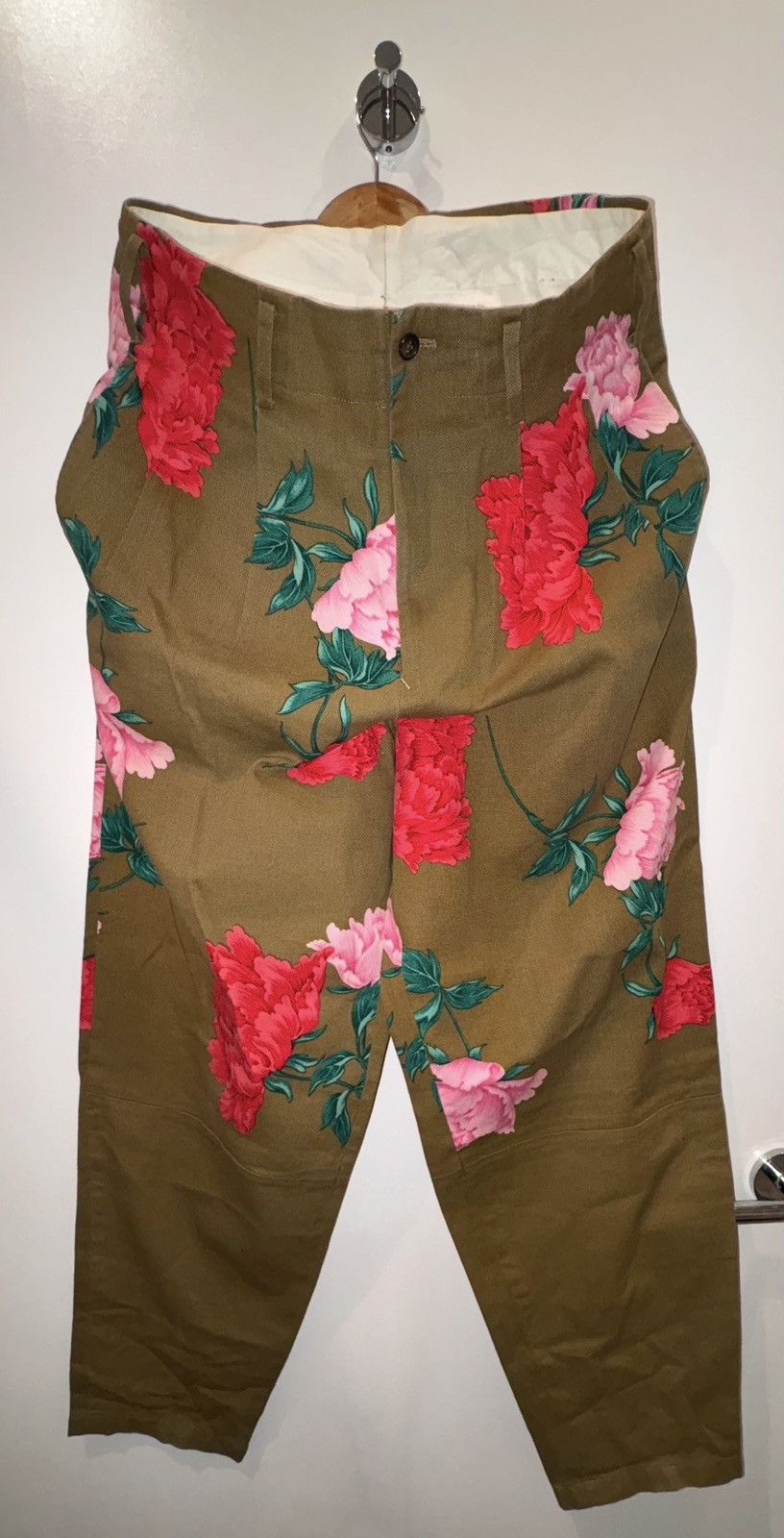 Yohji Yamamoto Deadstock -Archival Yohji Yamamoto 1996 SS Peony Chinos Size US 32 / EU 48 - 1 Thumbnail